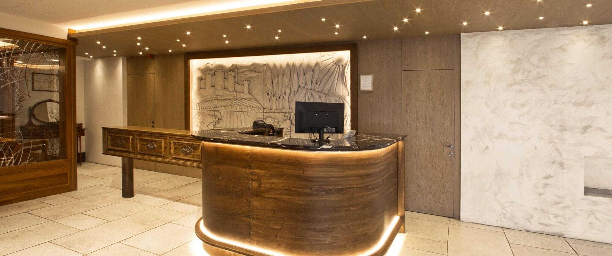 Vista Lobby Hotel El Alfoz de Burgos