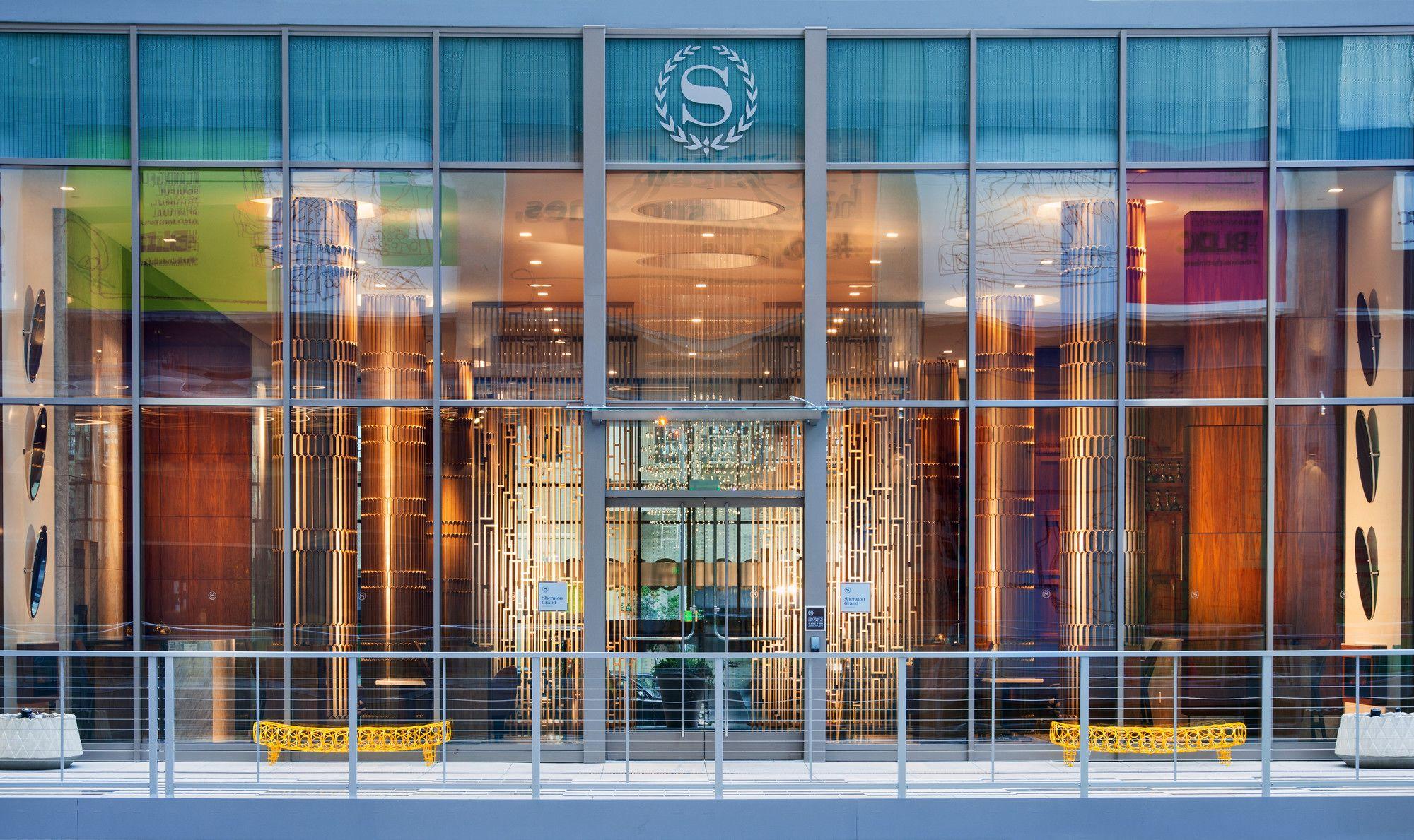Exterior View Sheraton Los Angeles Downtown Hotel