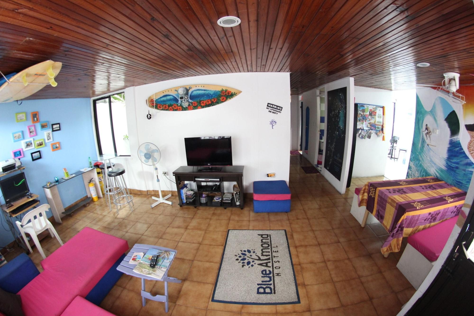 Vista Lobby Blue Almond Hostel San Andres