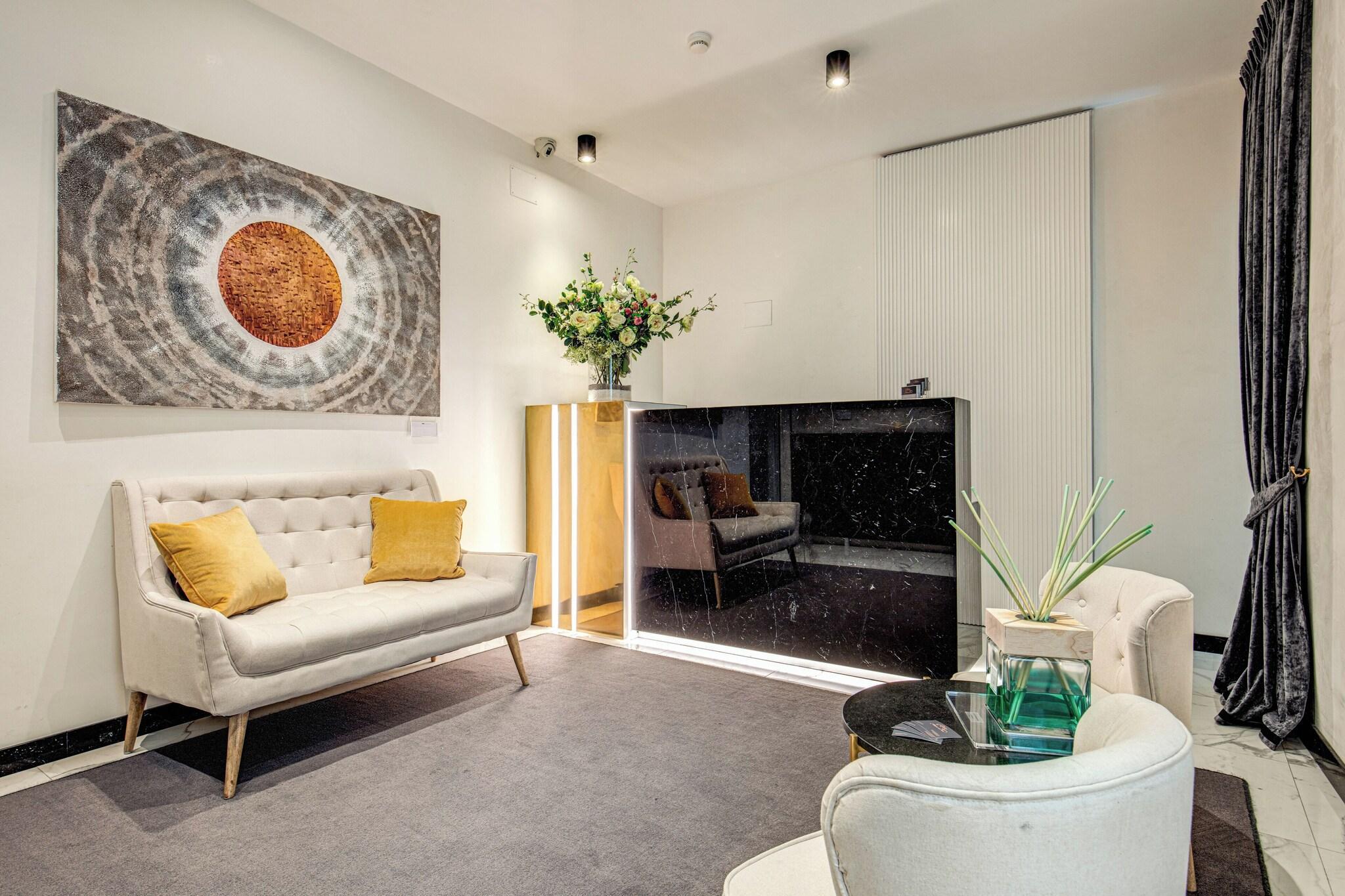 Vista Lobby Relais Fontana di Trevi