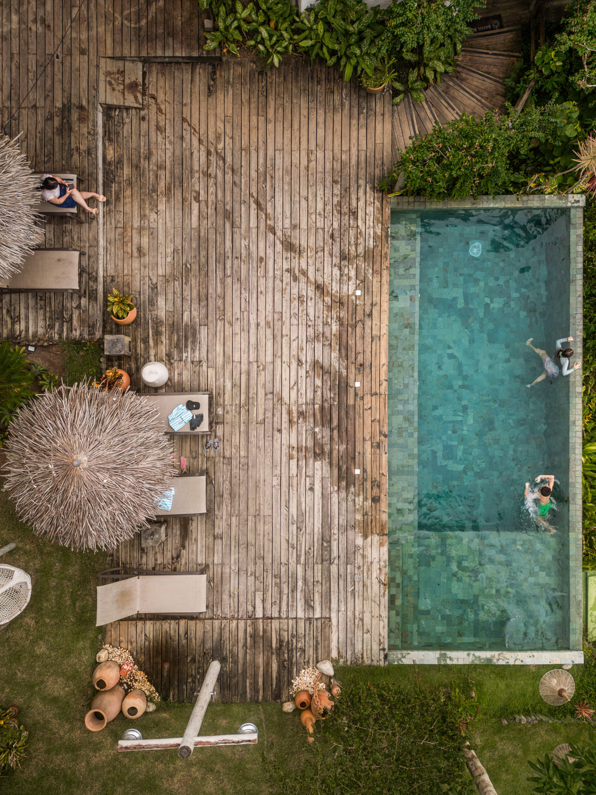 Vista Piscina Hotel Boutique Bahia Bonita Quadrado