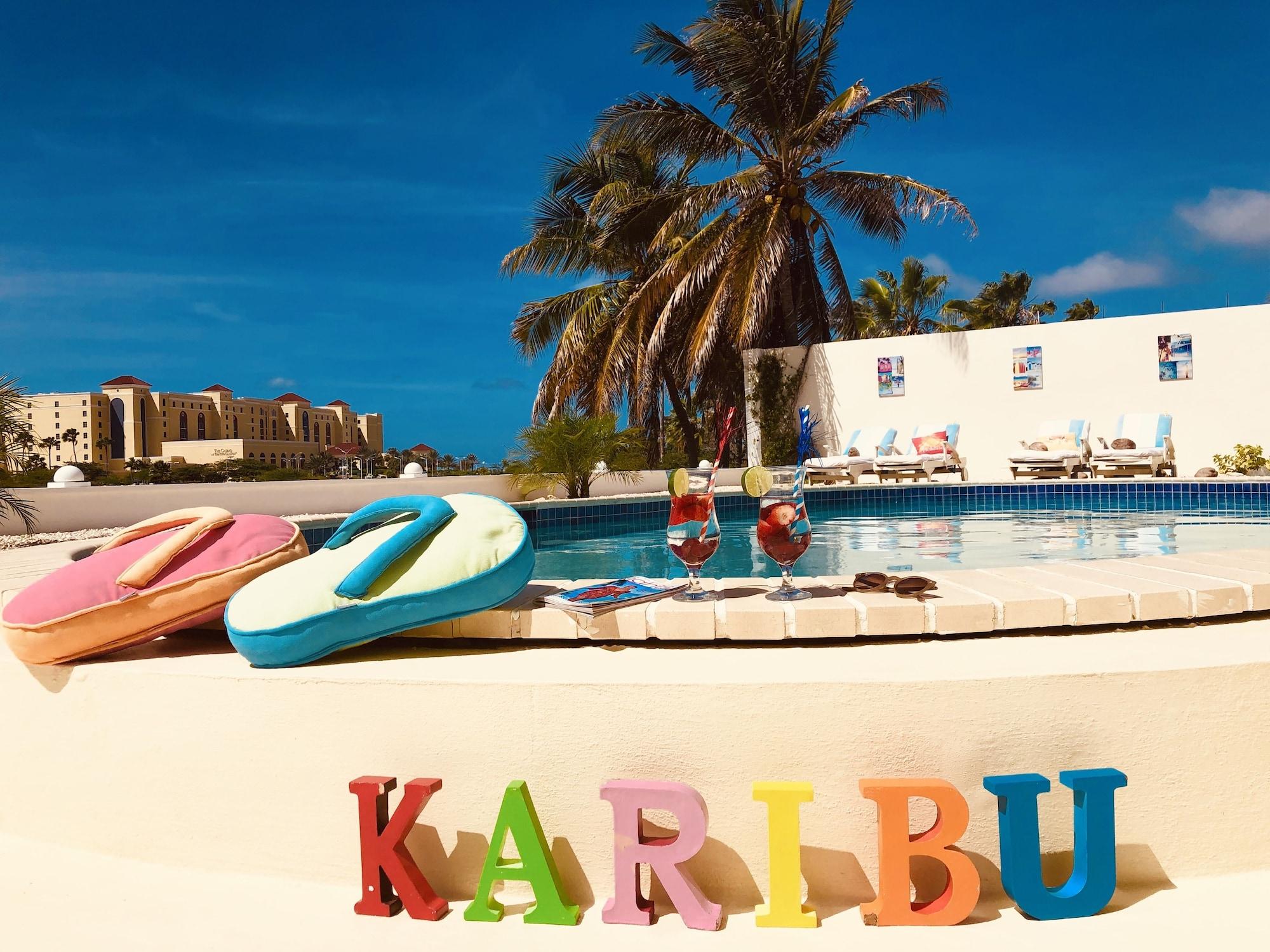 Vista Piscina Karibu Aruba Boutique Hotel