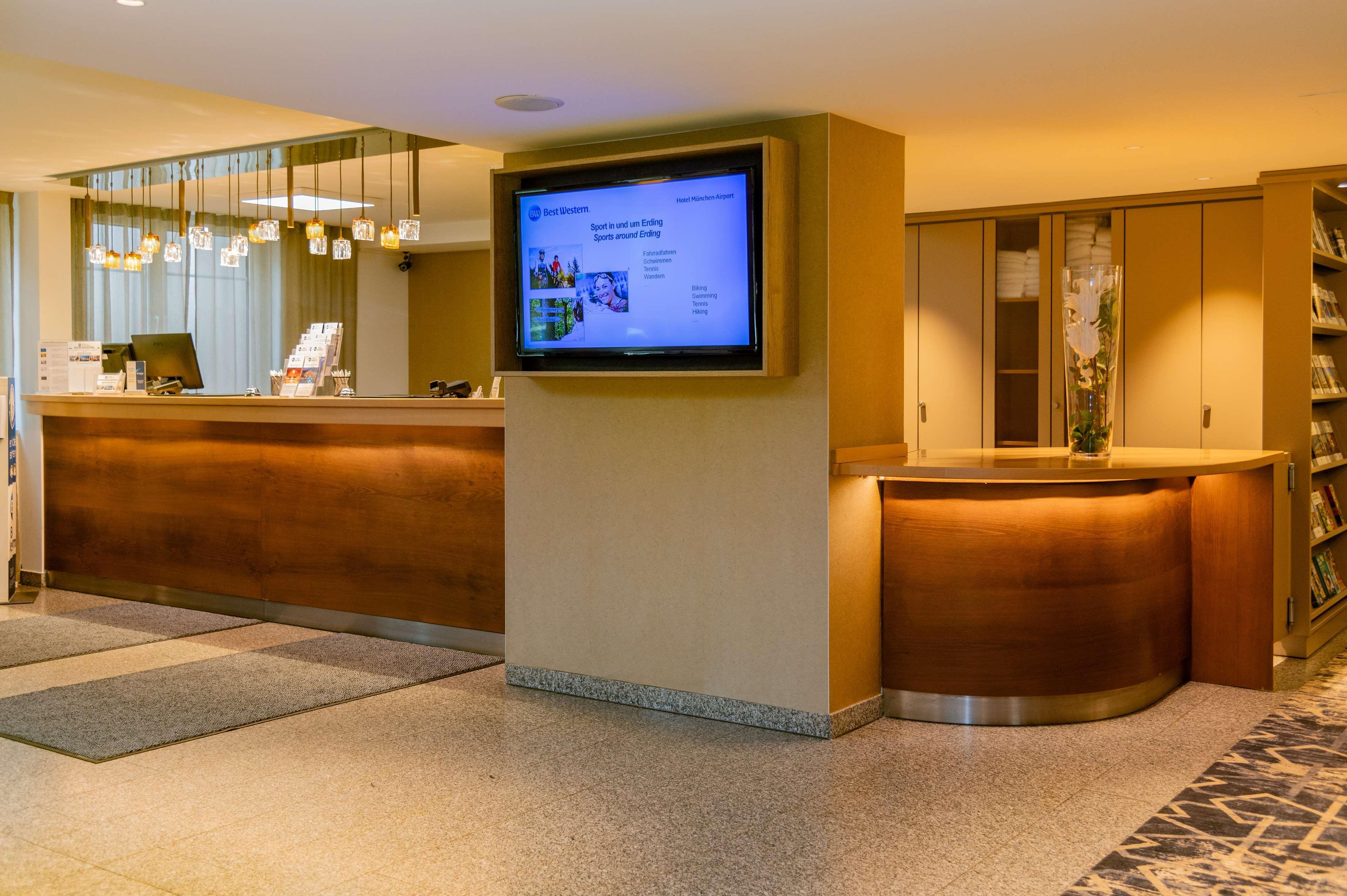 Vista Lobby Best Western Hotel Muenchen Airport