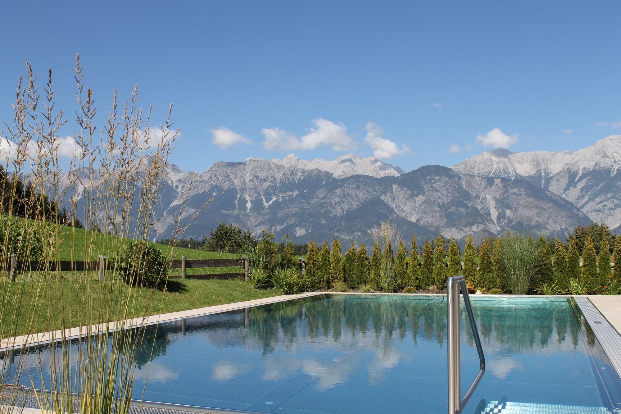 Vista Piscina Hotel Geisler Tulfes