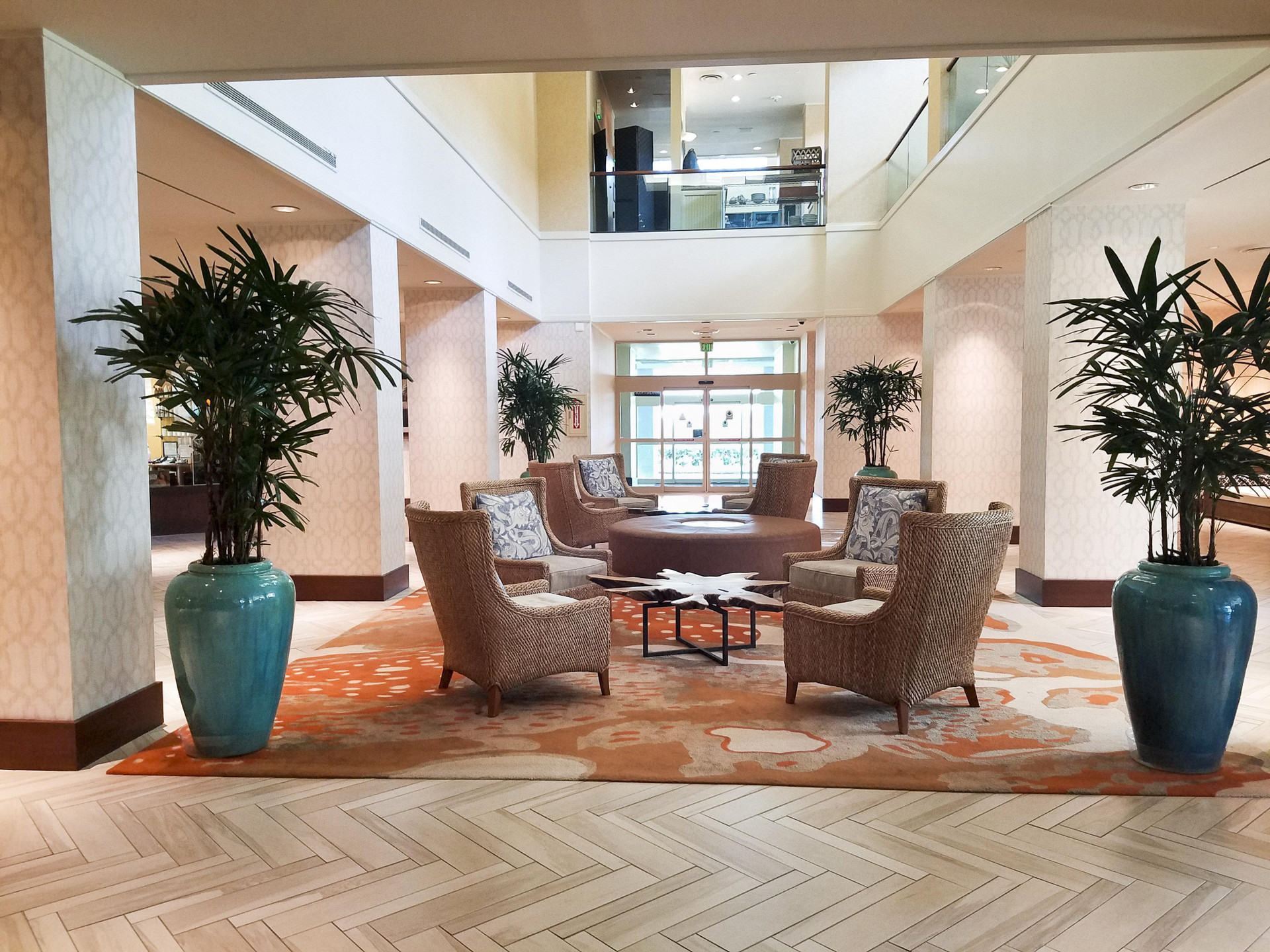 Vista do lobby Omni Corpus Christi Hotel