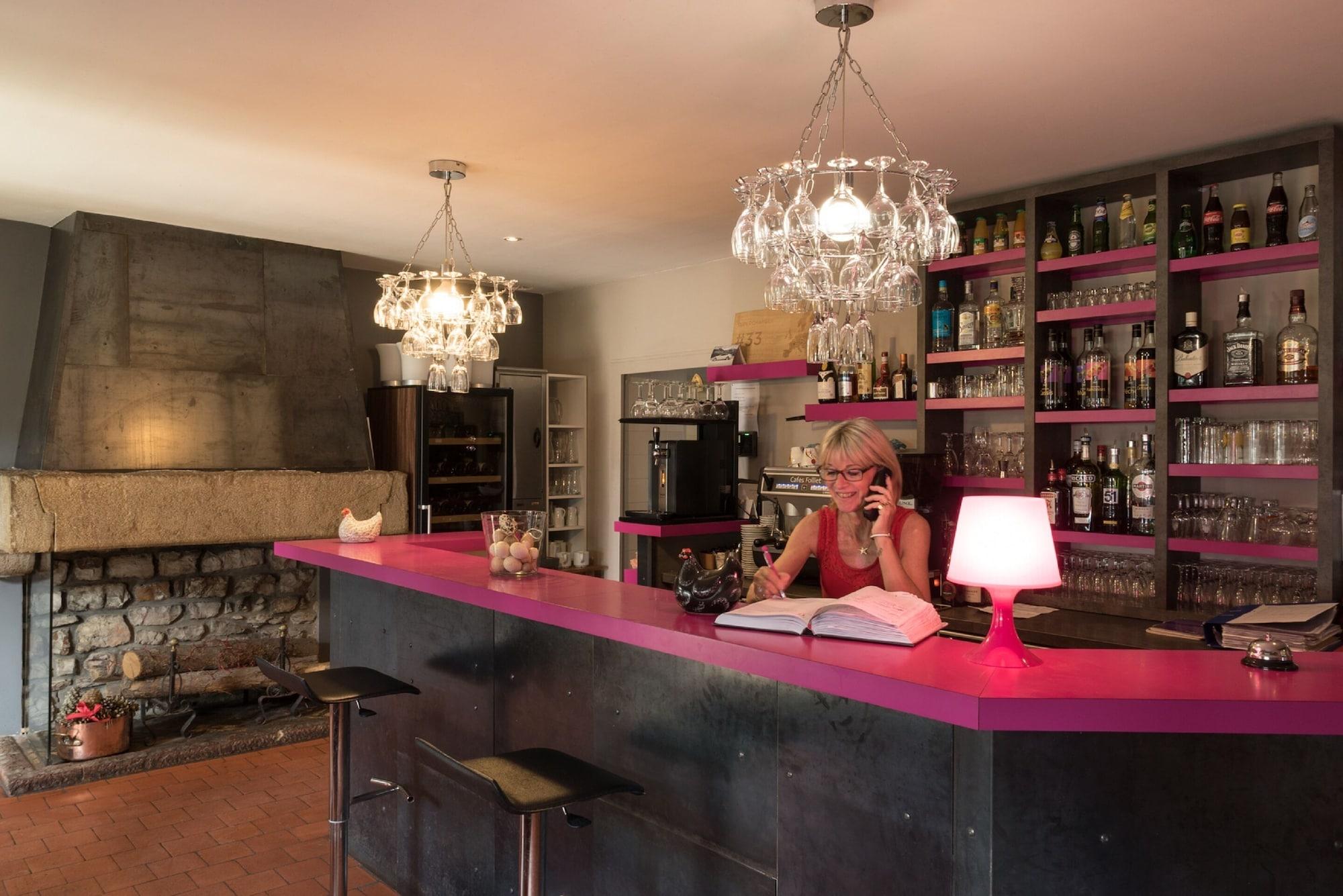 Vista Lobby Logis Hôtel Restaurant La Vieille Ferme