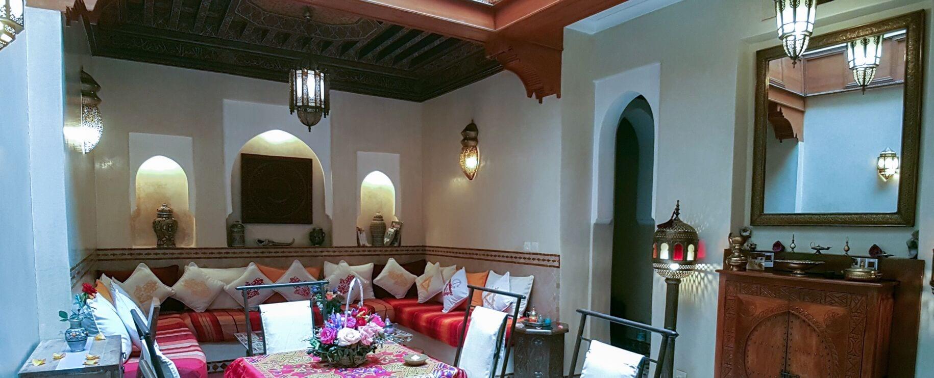 Vista do lobby Riad Gallery 49