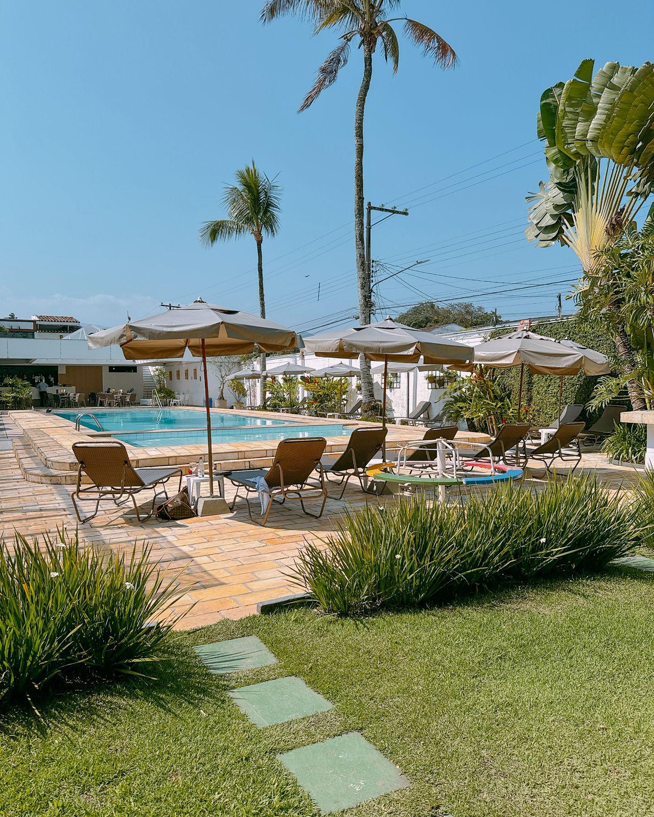 Vista Piscina Ubatuba Palace Hotel