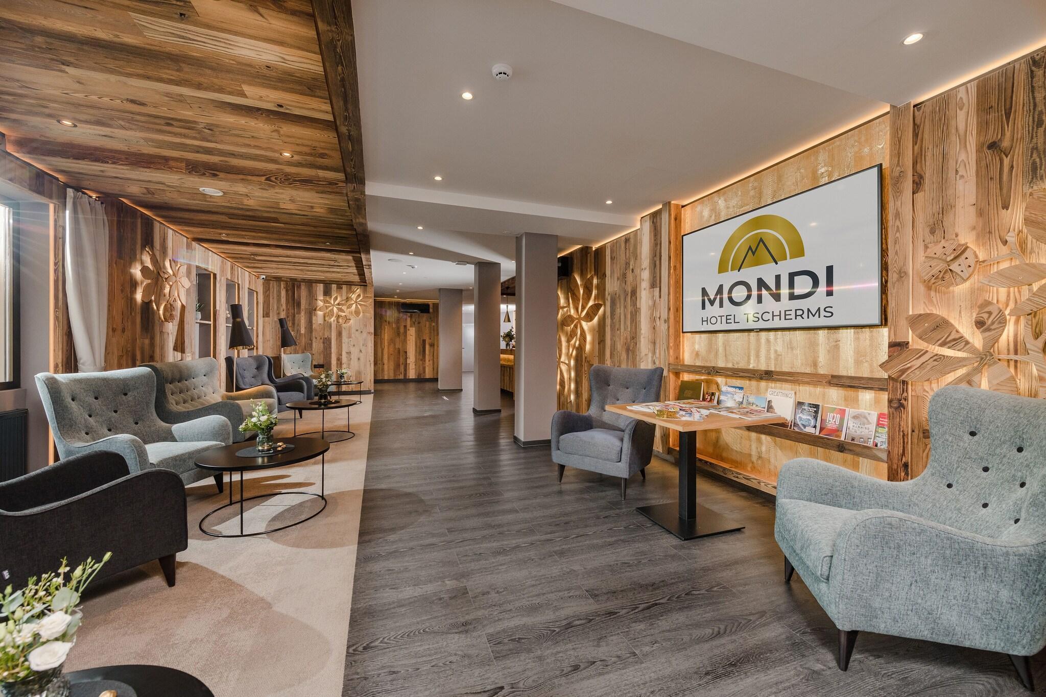 Vista Lobby Mondi Hotel Tscherms