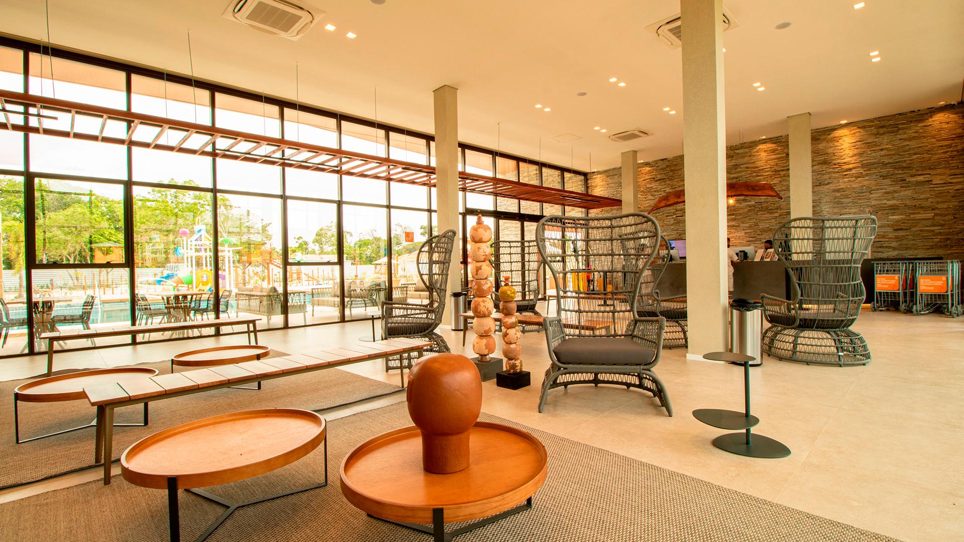 Vista Lobby Ipioca Beach Resort Maceió