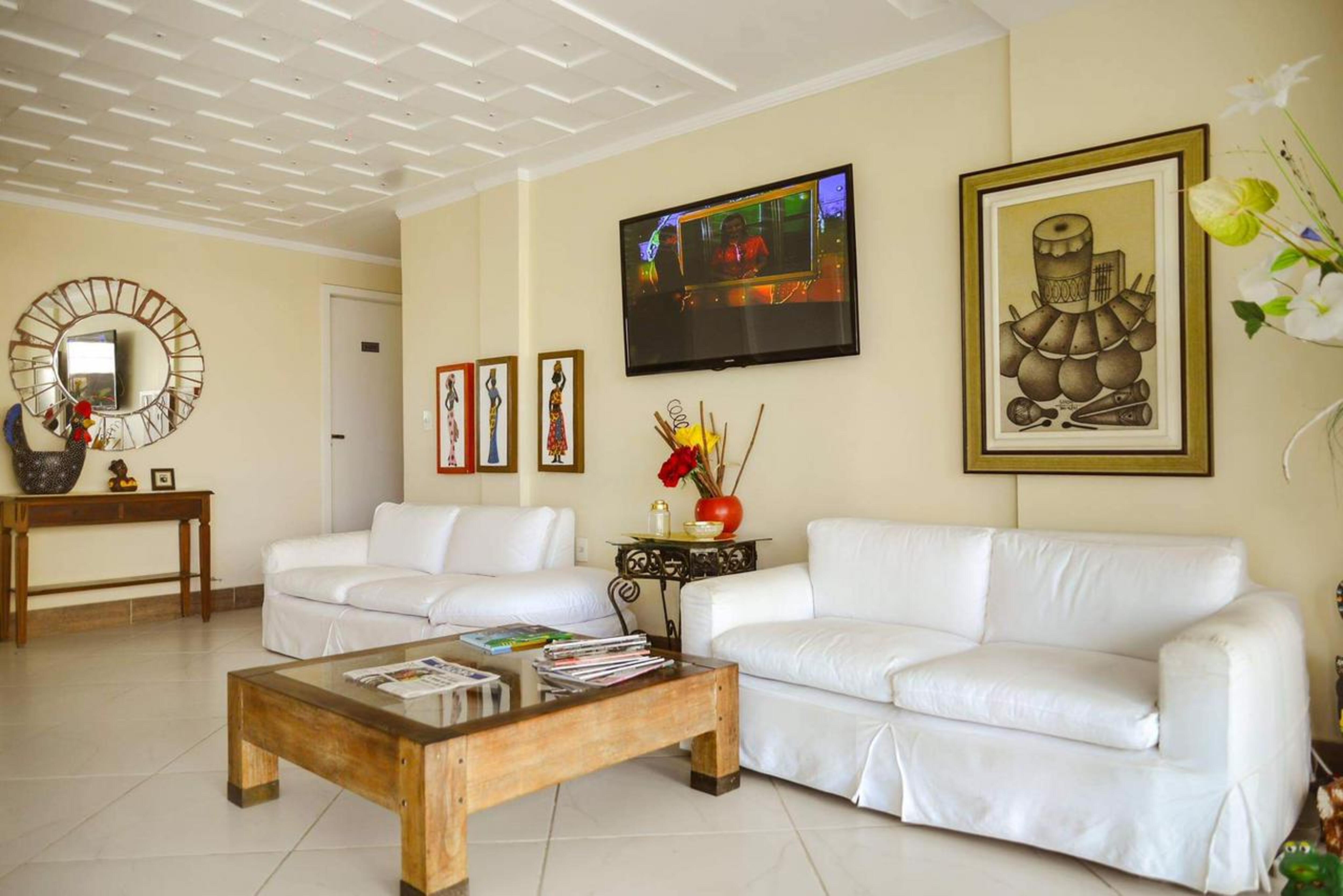 Vista do lobby Pousada Marymar