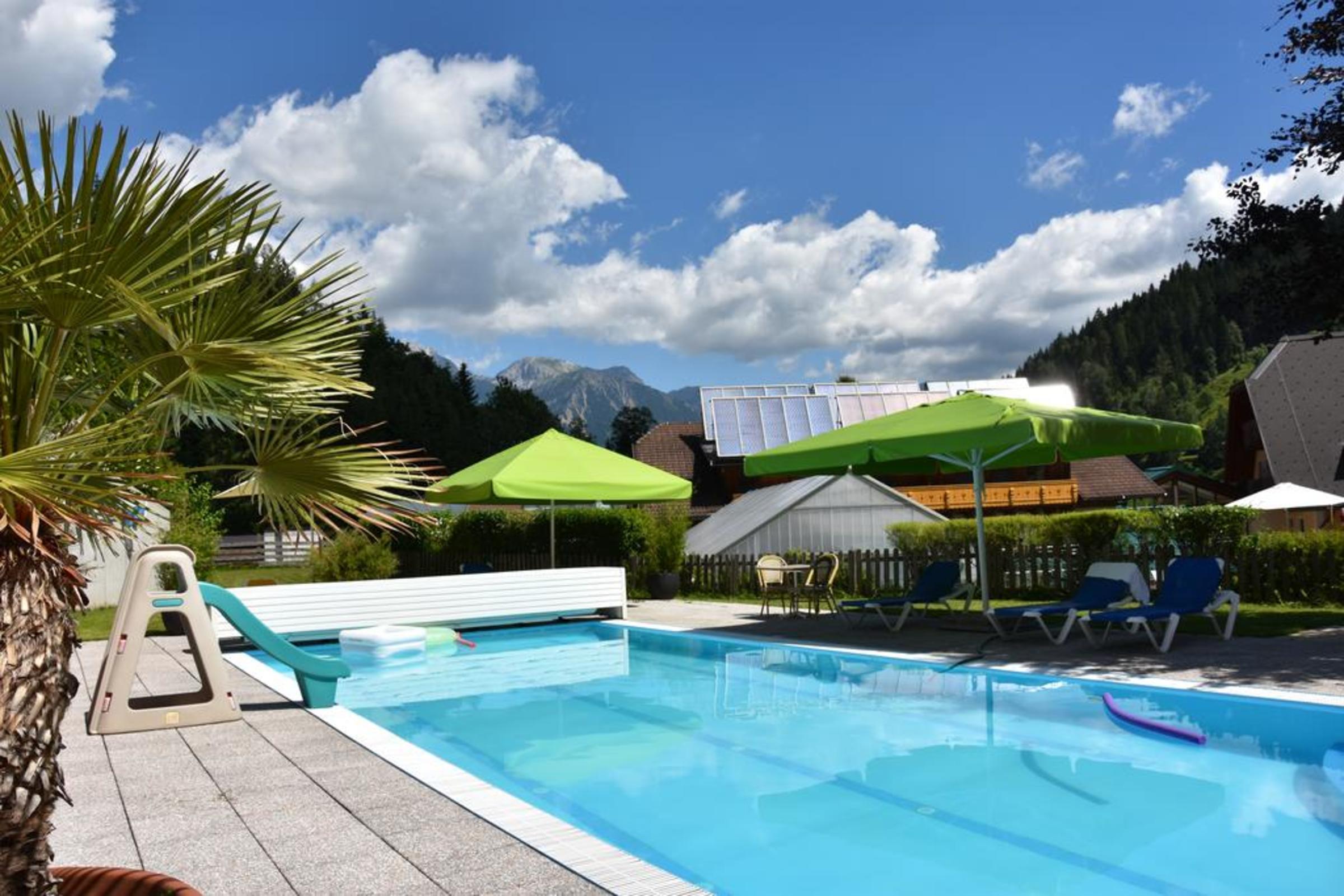 Vista Piscina Hotel Vitaler Landauerhof