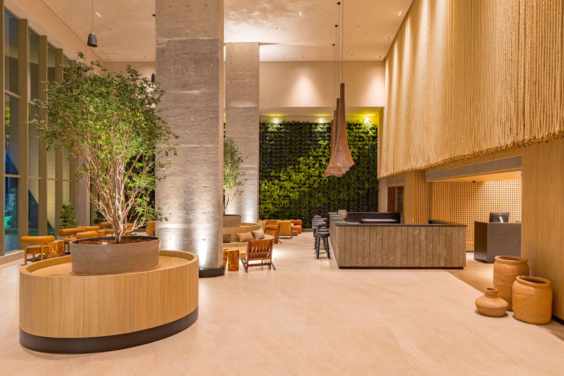 Vista Lobby Sais Beach Living Hotel