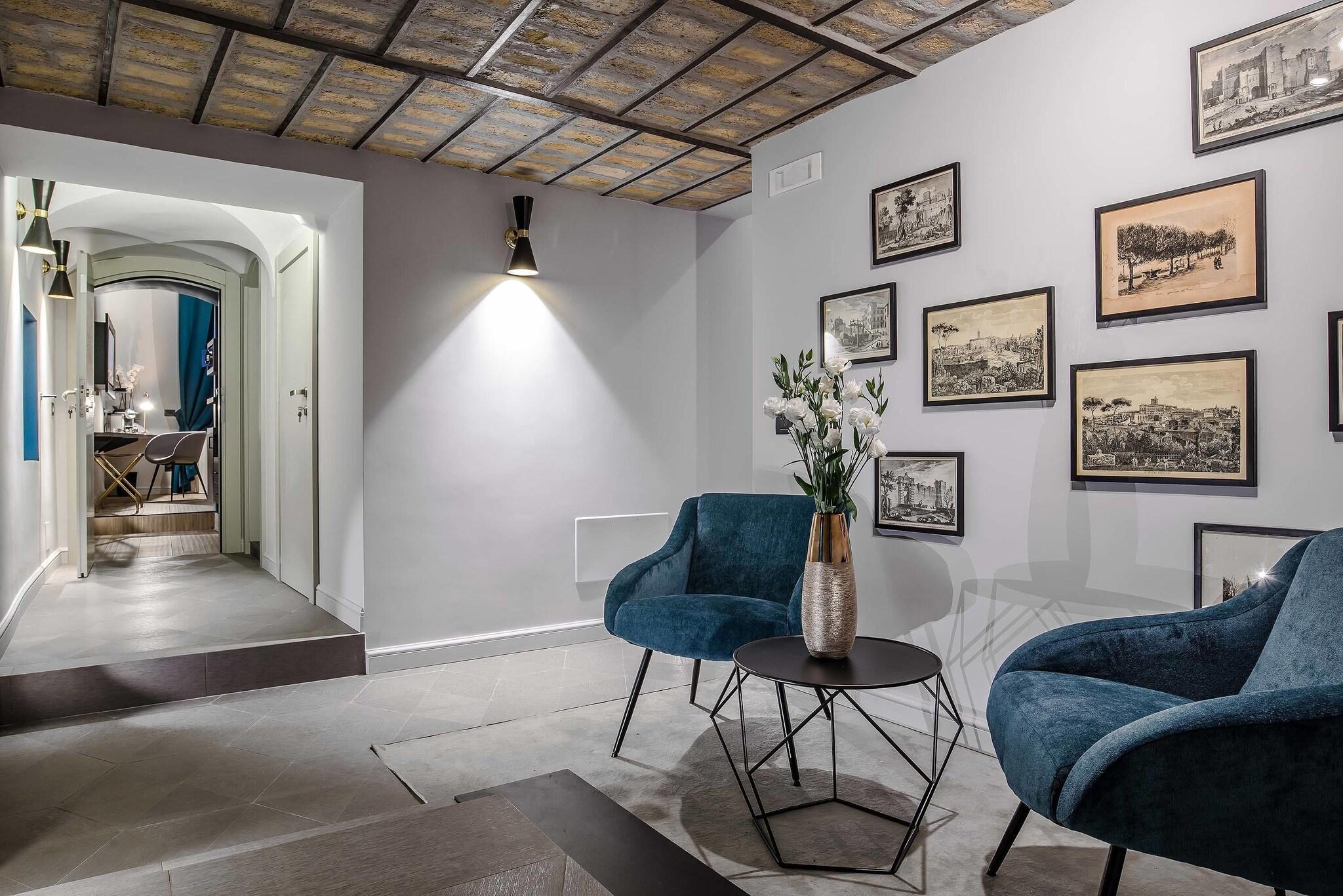Vista Lobby Navona Street Hotel