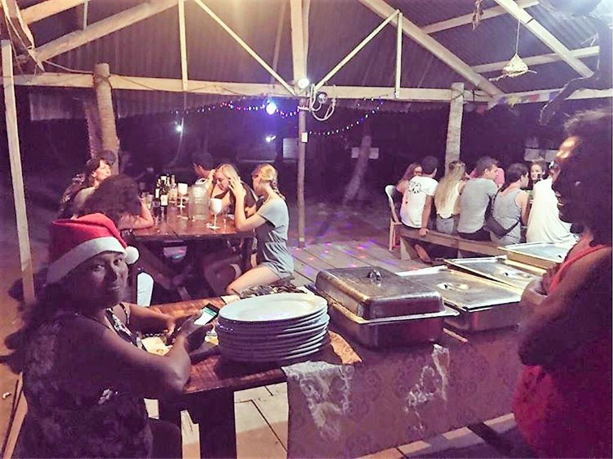 Restaurant Cabins in Aguja Island