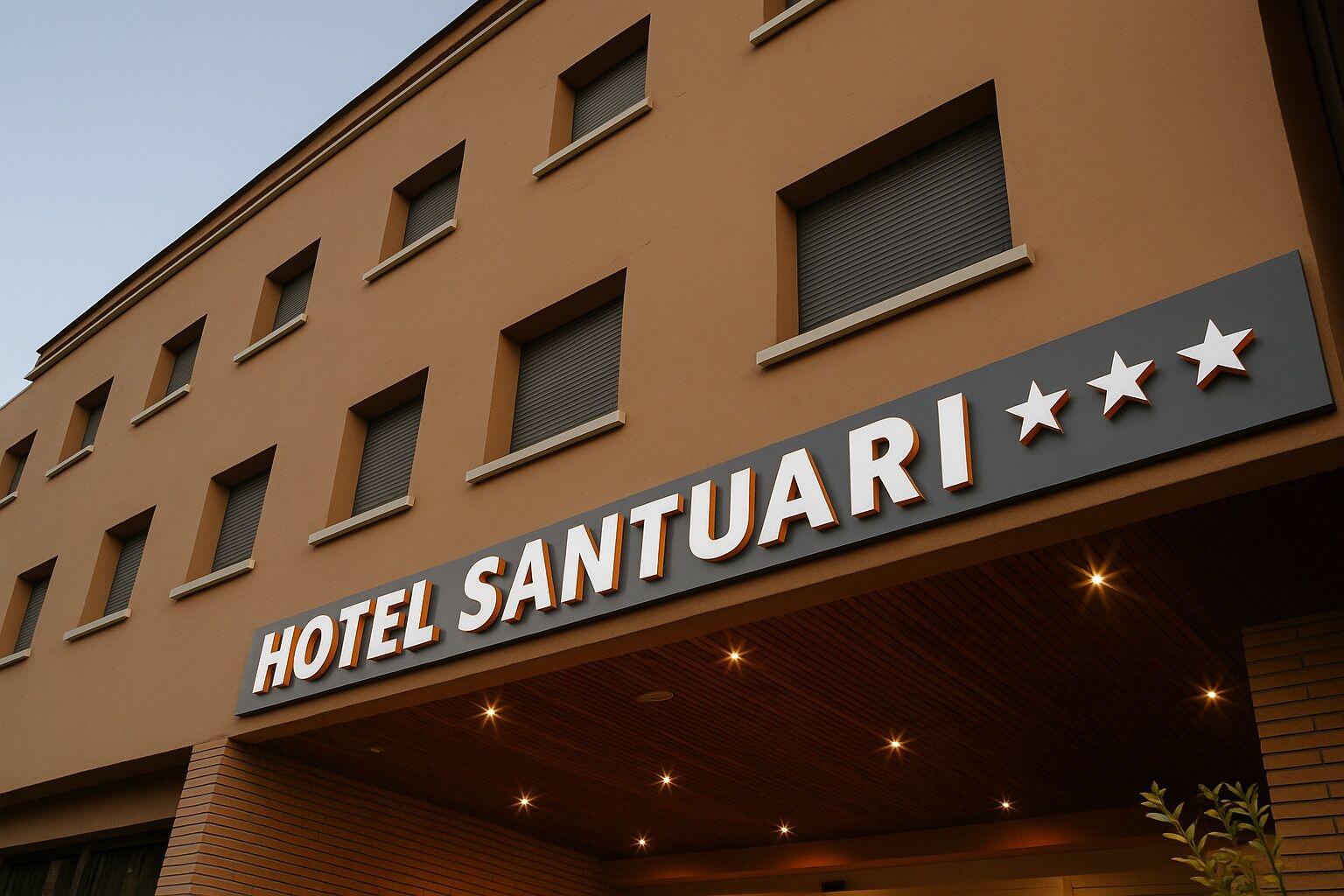 Vista Exterior Hotel Santuari Balaguer