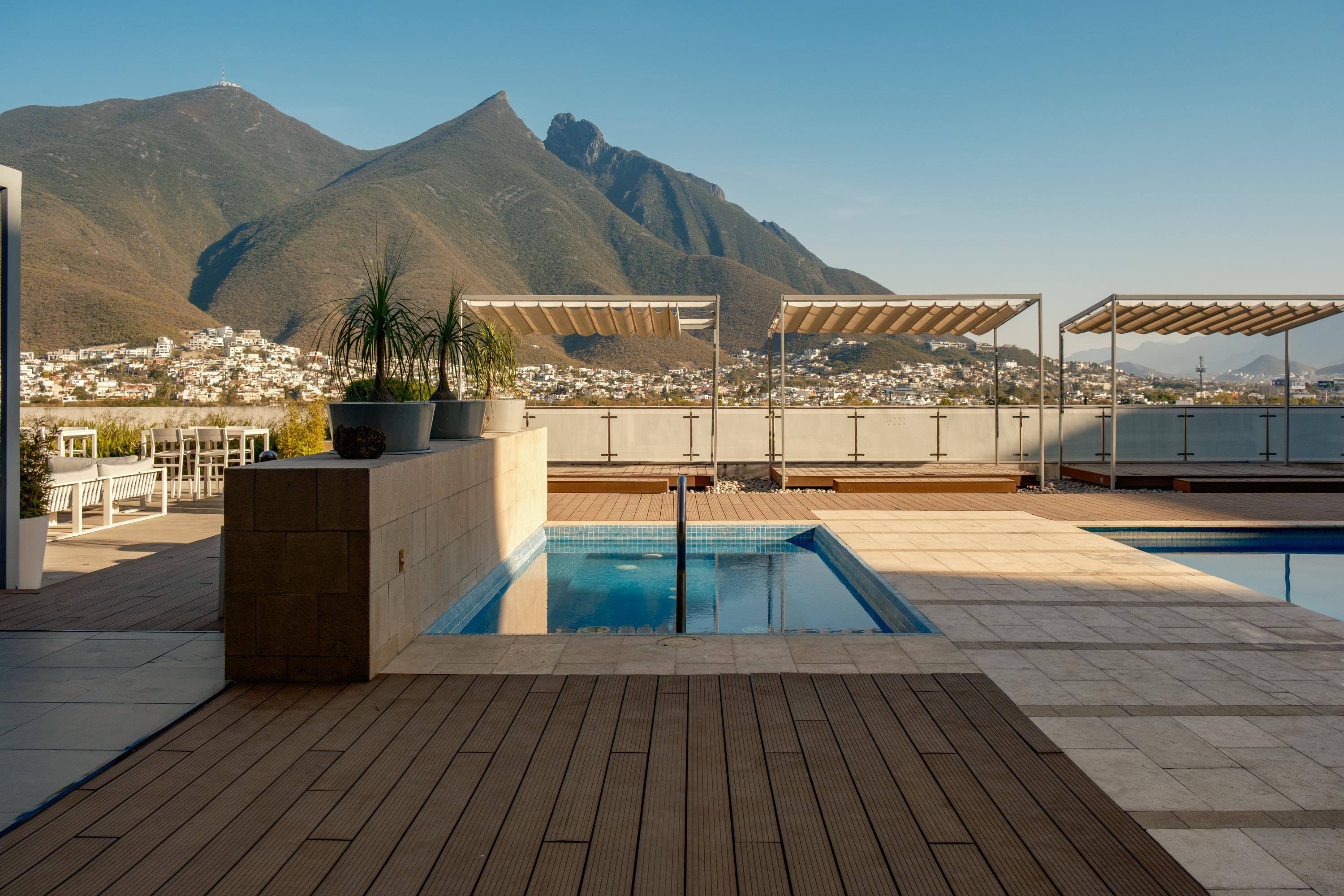 Vista da piscina Nido X Gran Ciudad Nuevo Sur