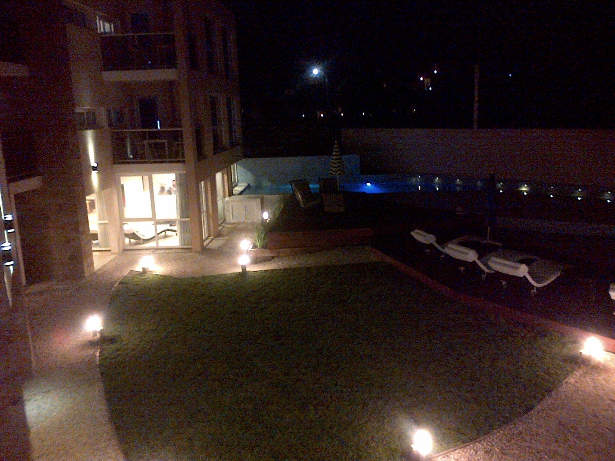 Vista Exterior Aparts de Playa en Ville Larus