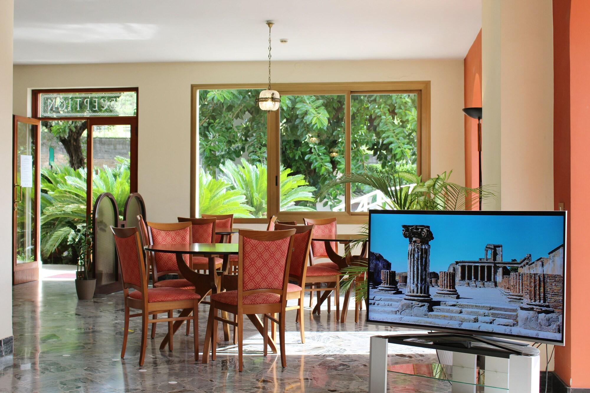 Vista Lobby Hotel Villa dei Misteri