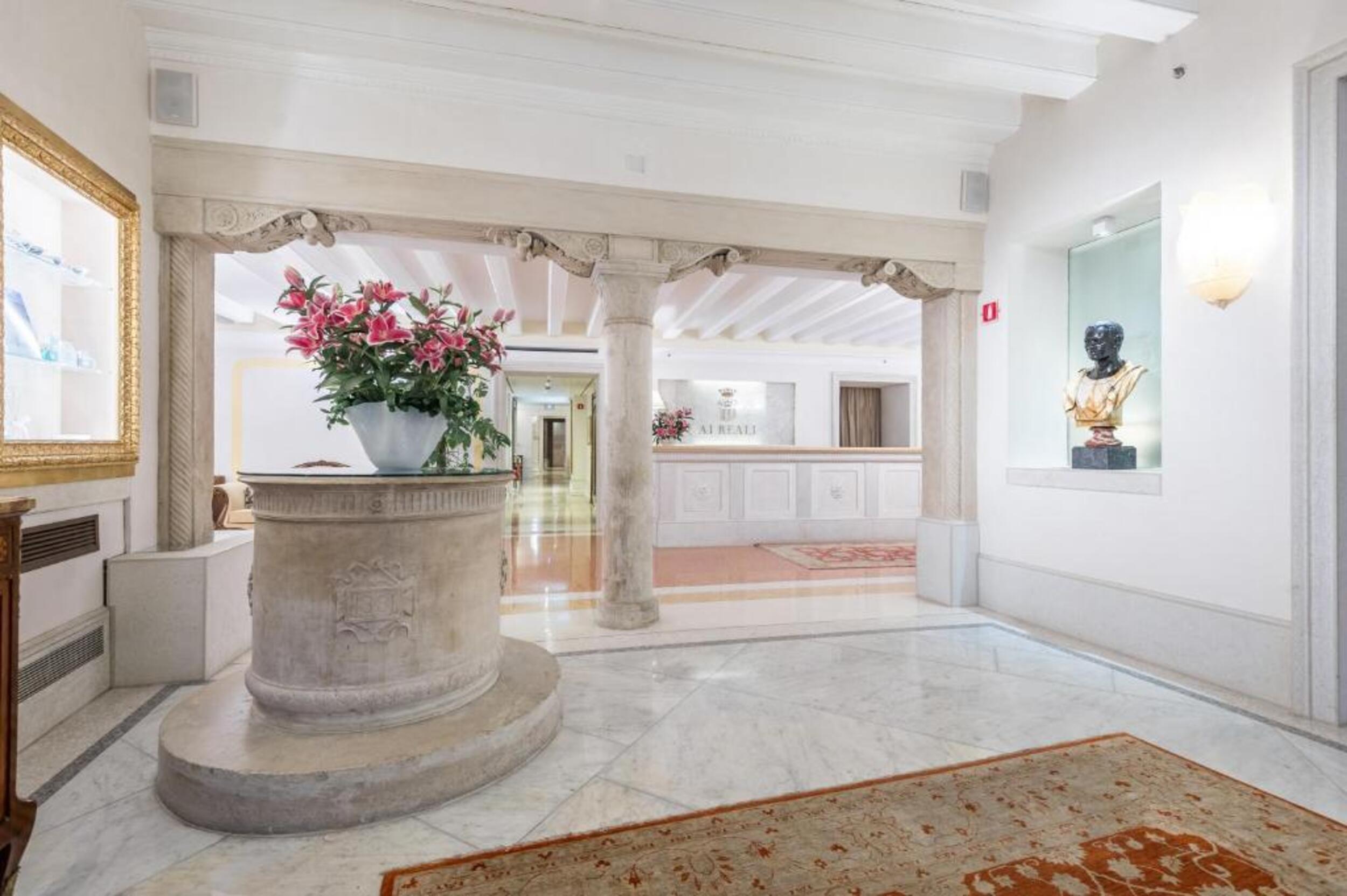 Vista do lobby Hotel Ai Reali di Venezia