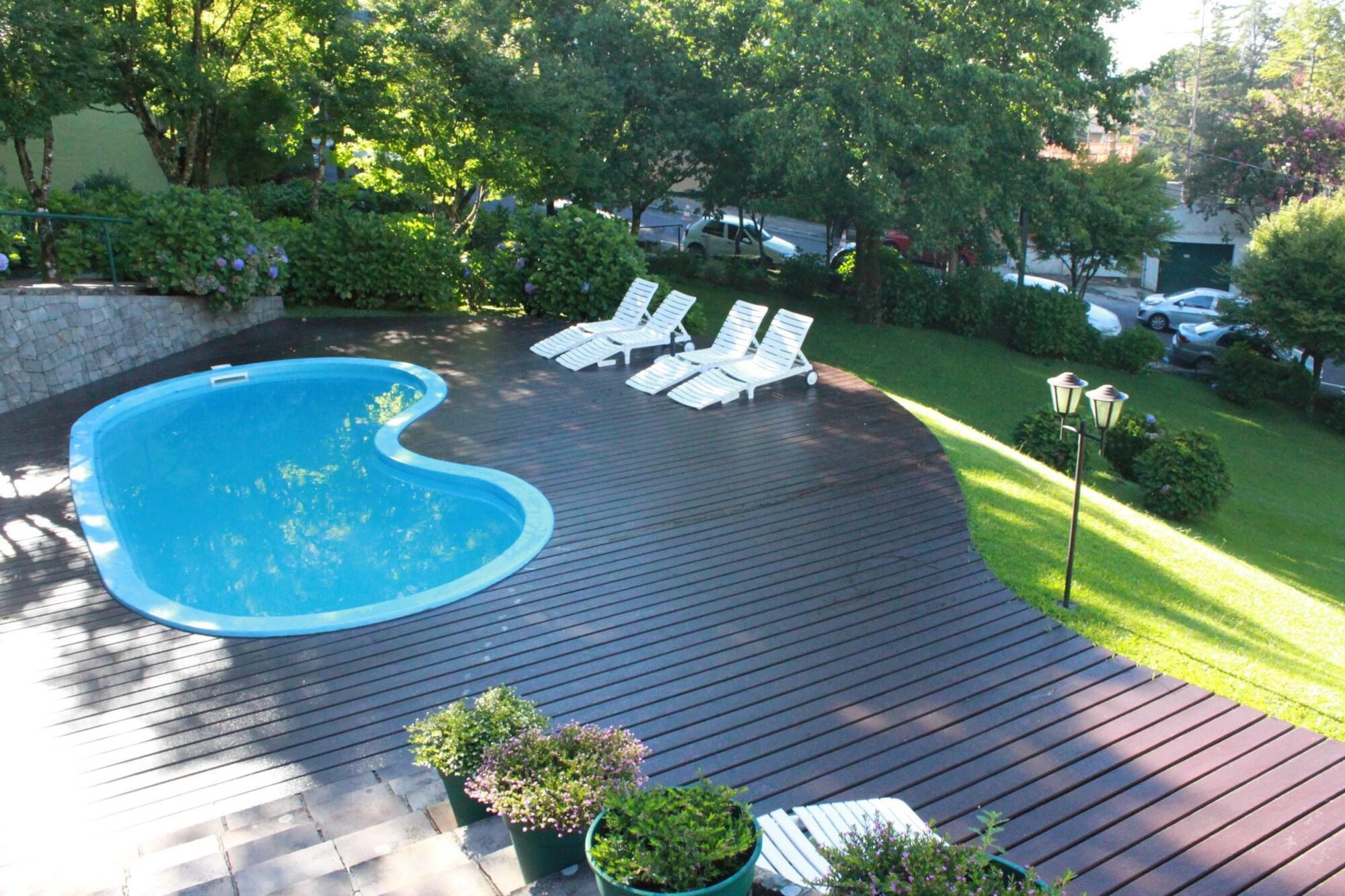 Vista Piscina Hotel das Hortênsias