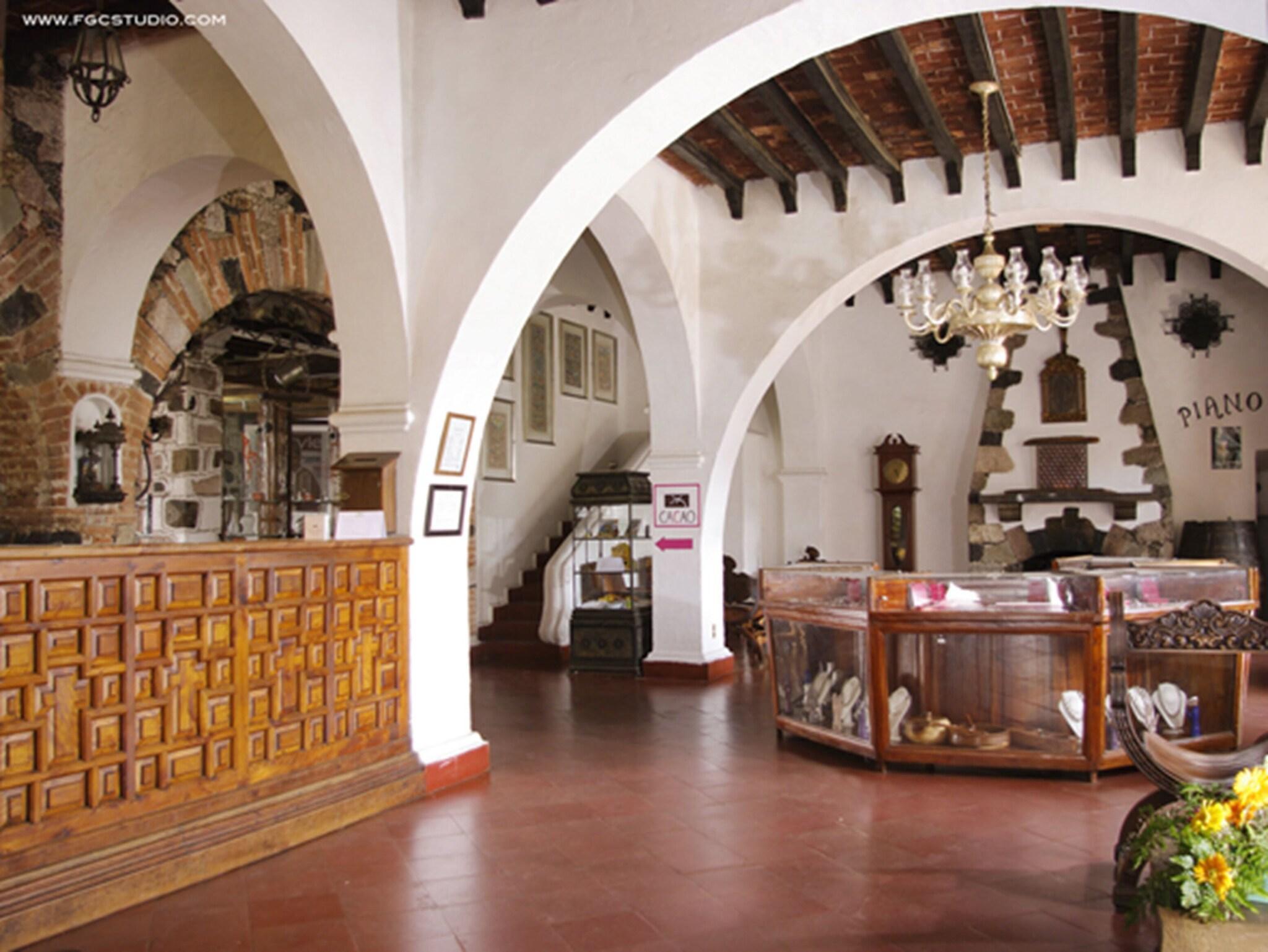 Vista Lobby Hotel-Museo Posada de la Misón