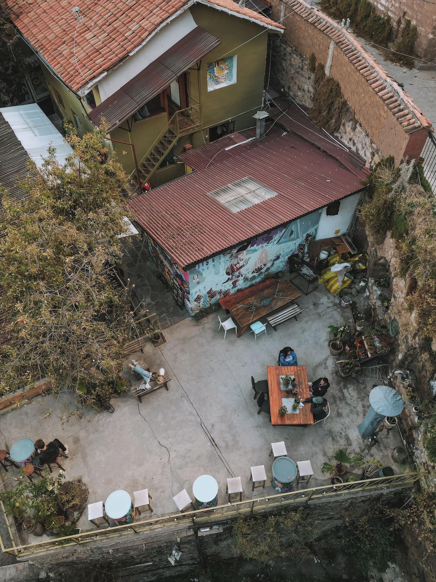Vista Exterior Supertramp Hostel Cusco