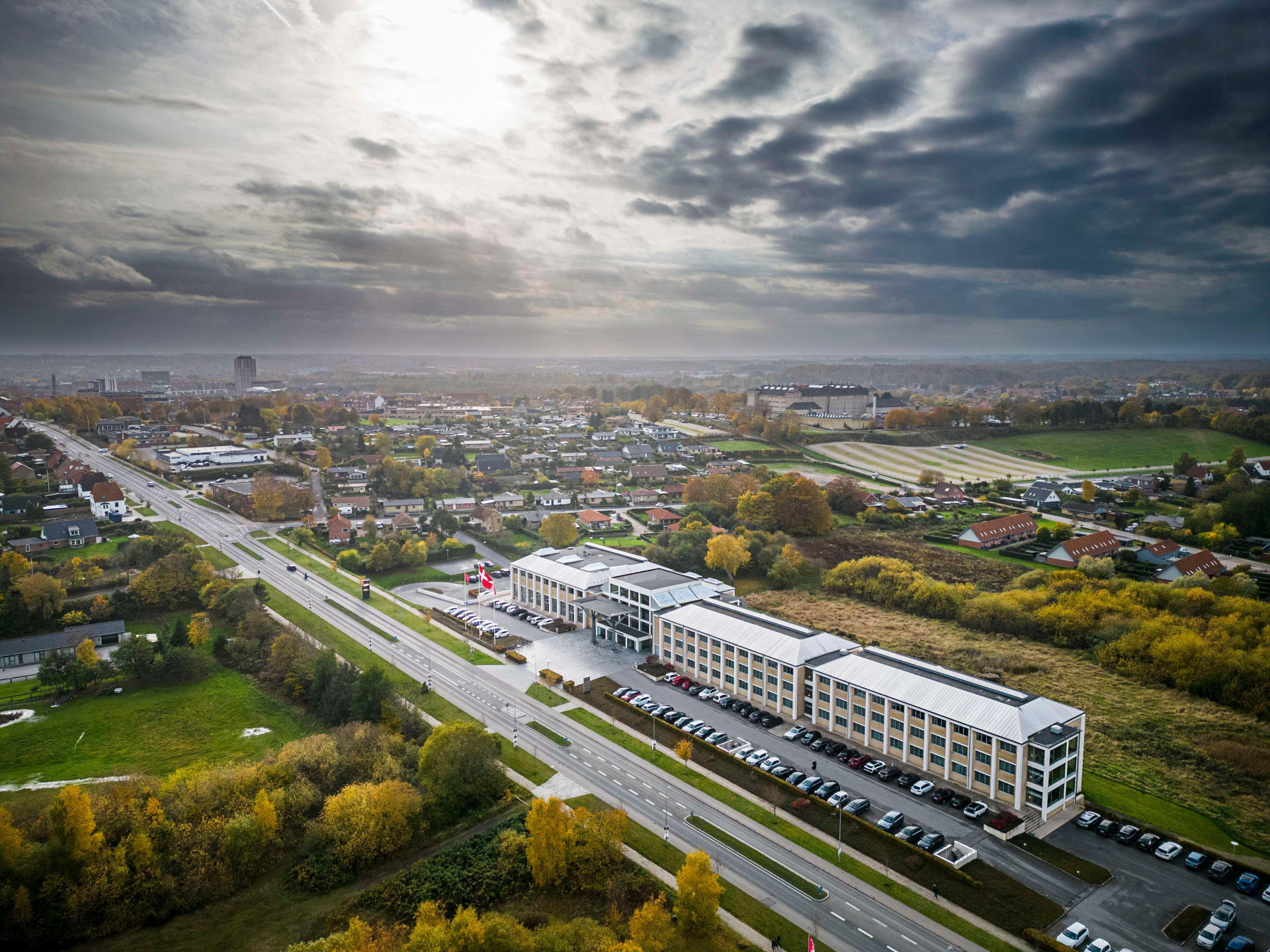 Vista Exterior Scandic Opus Horsens