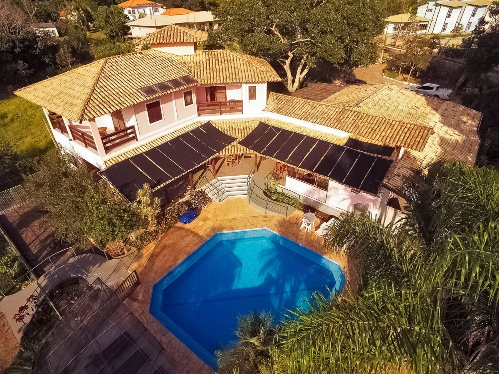 Vista Exterior Pousada Casa Rosa