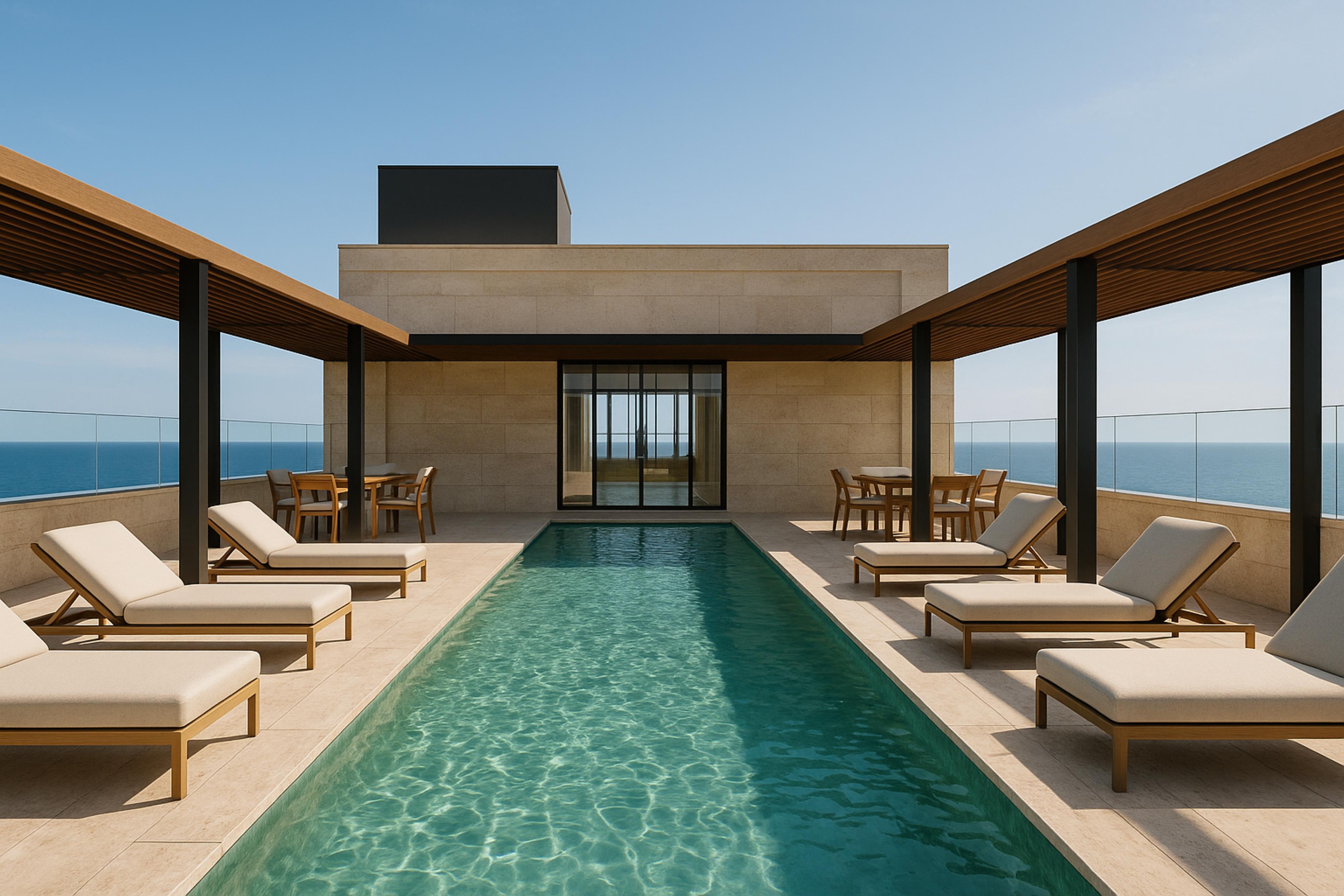Vista Piscina OZ Hotel Collection