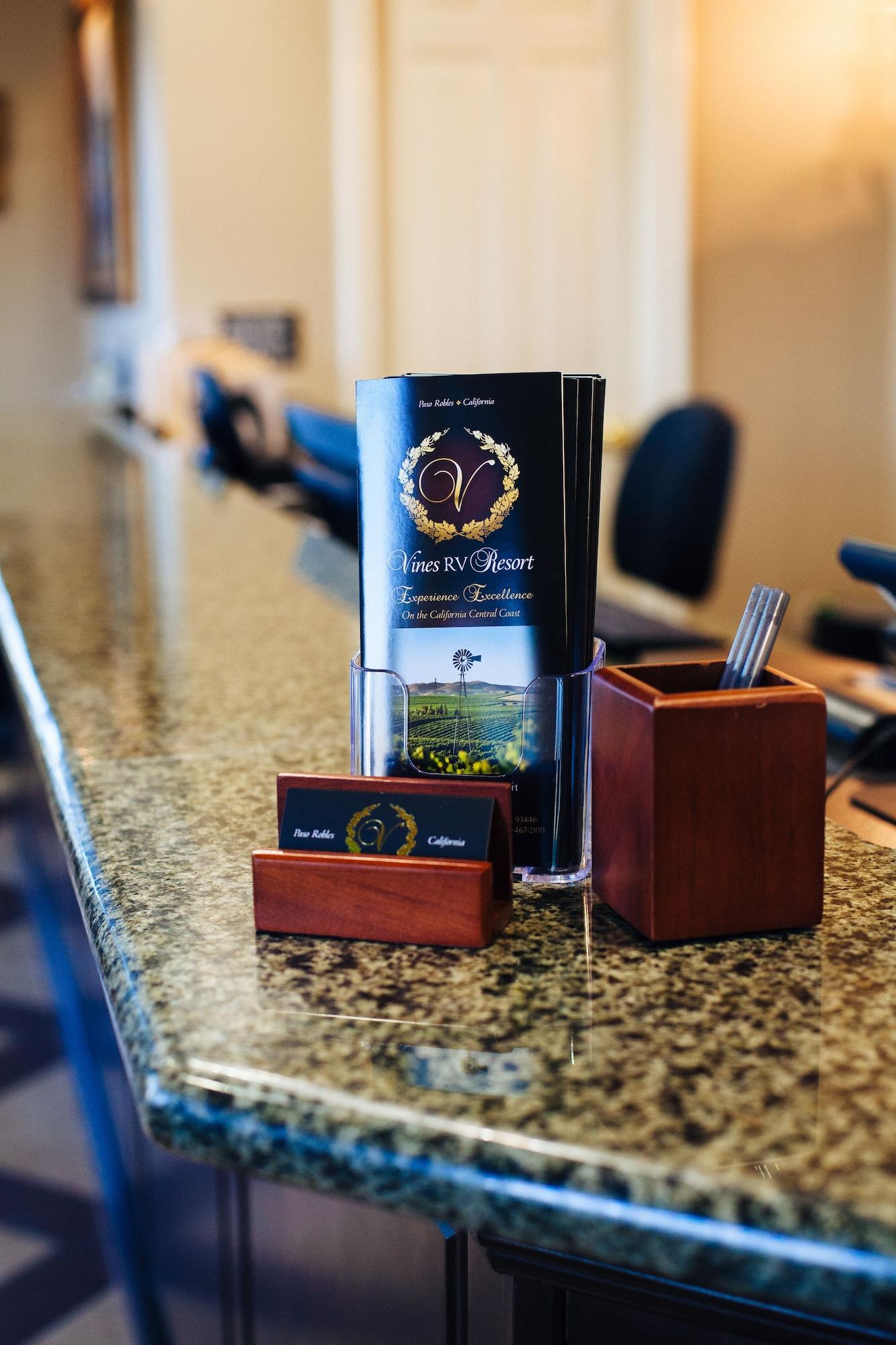 Vista Lobby Vines RV Resort