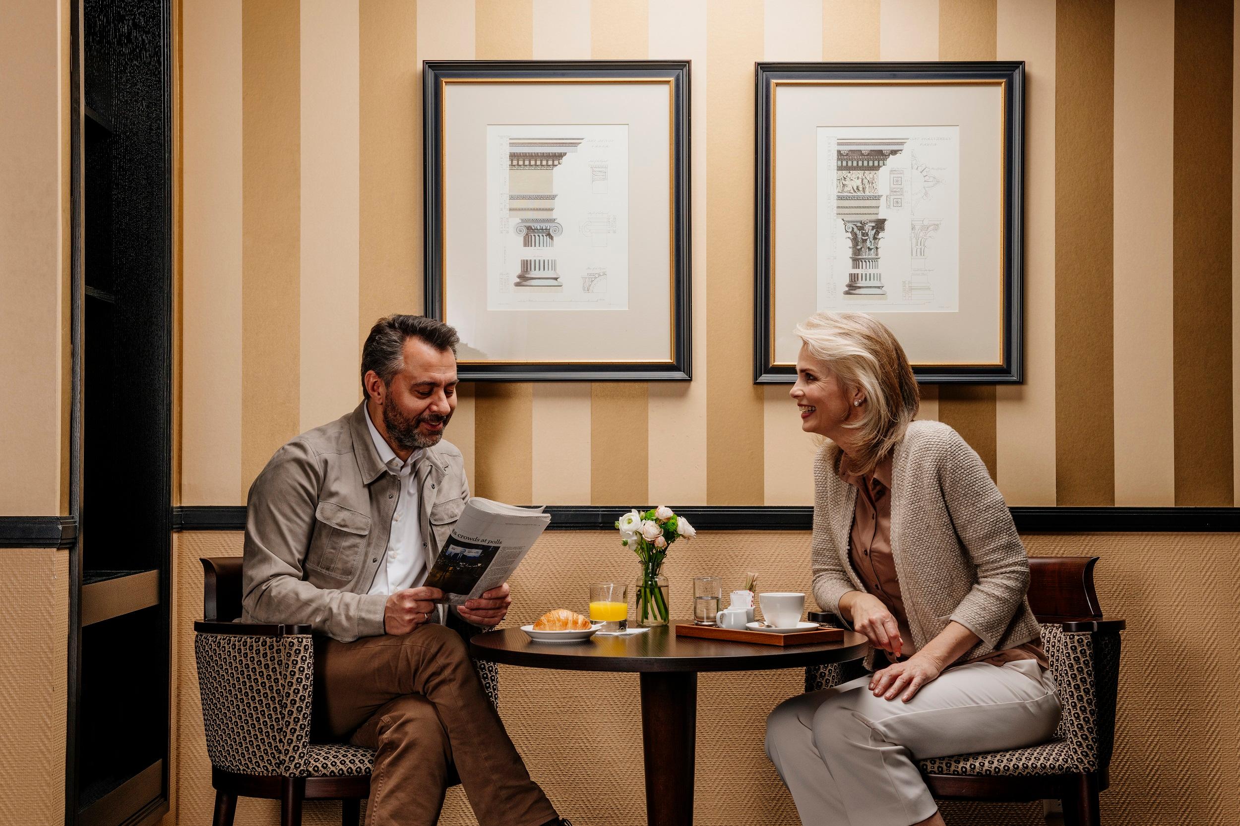 Vista Lobby Small Luxury Hotel Ambassador A L'Opera