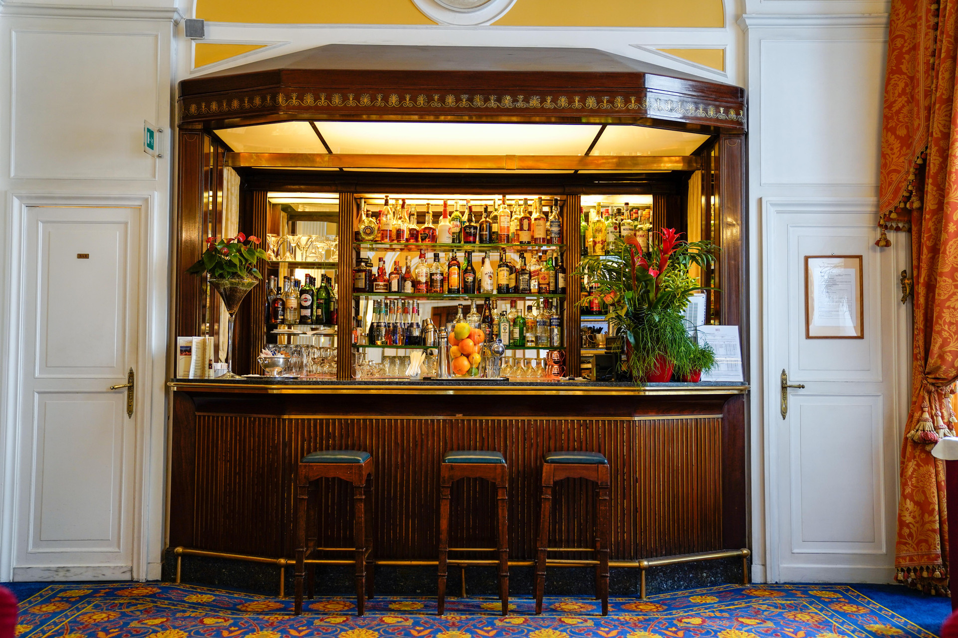 Bar/Salón Bettoja Hotel Massimo D'Azeglio