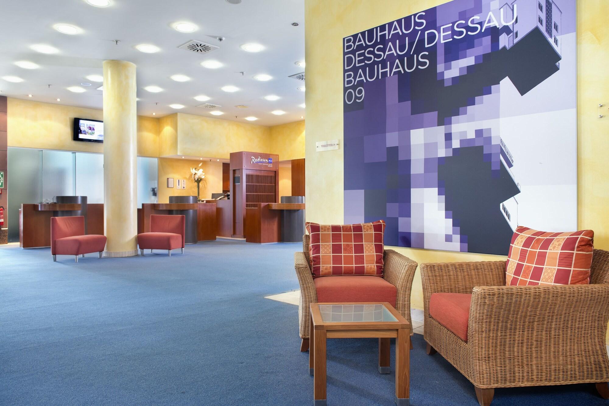 Vista Lobby Radisson Blu Fürst Leopold Hotel Dessau