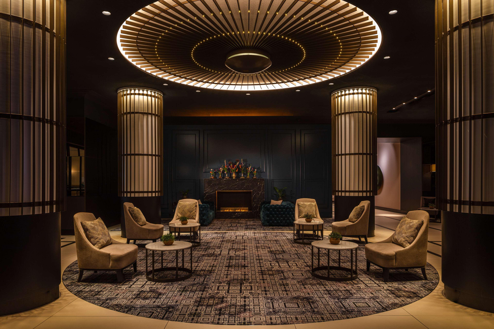 Vista Lobby Anantara Grand Hotel Krasnapolsky Amsterdam