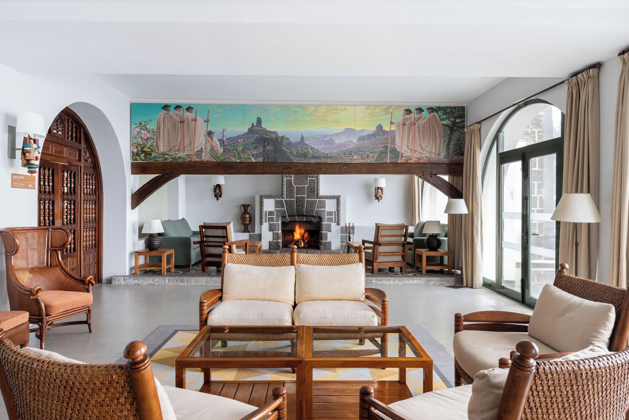 Vista Lobby Parador de Cruz de Tejeda