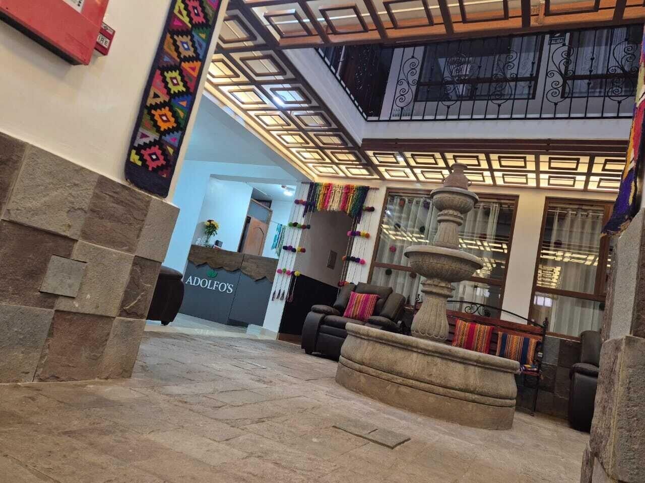 Vista Lobby Adolfos Hotel Cusco