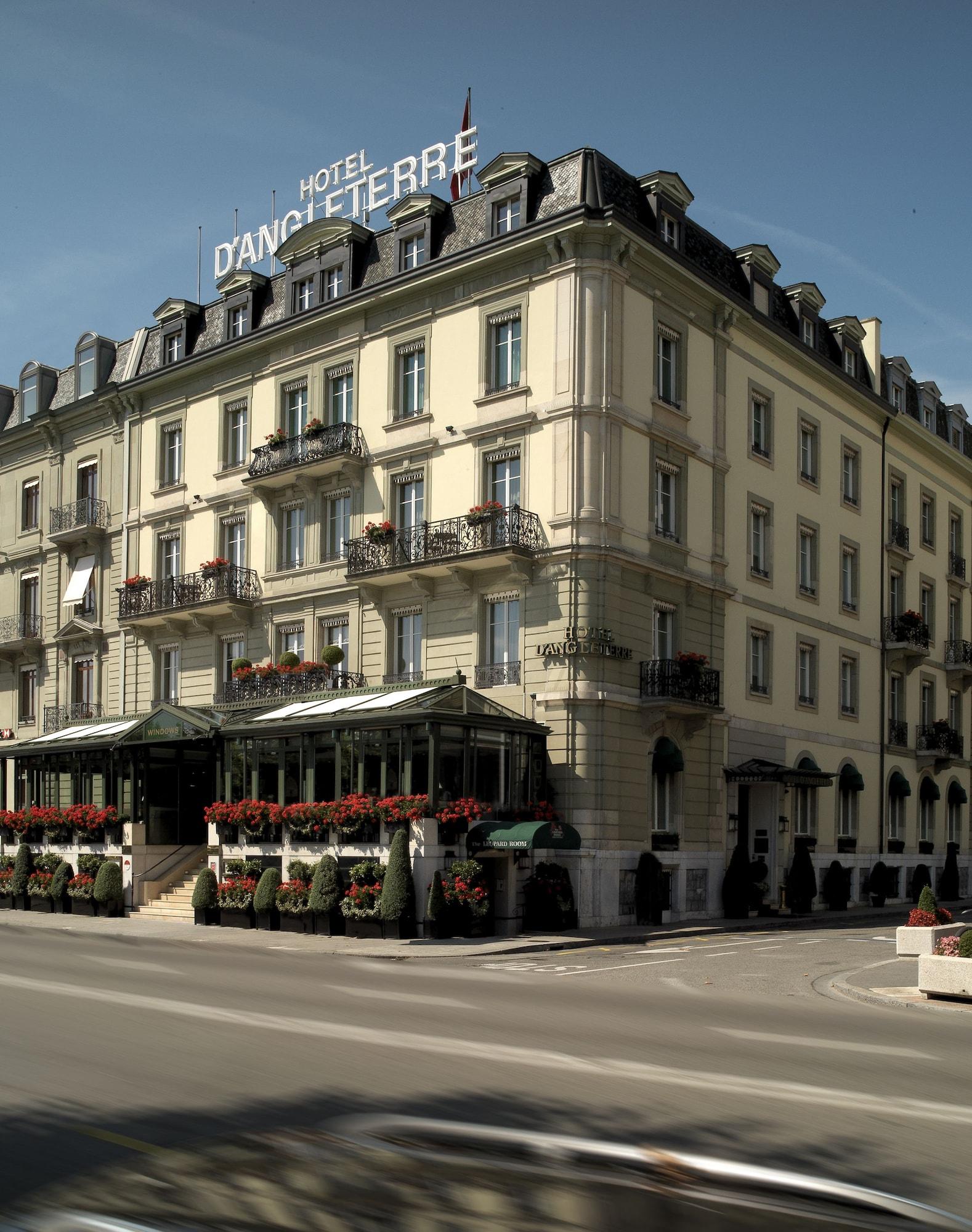 Vista Exterior Hotel d'Angleterre Geneva