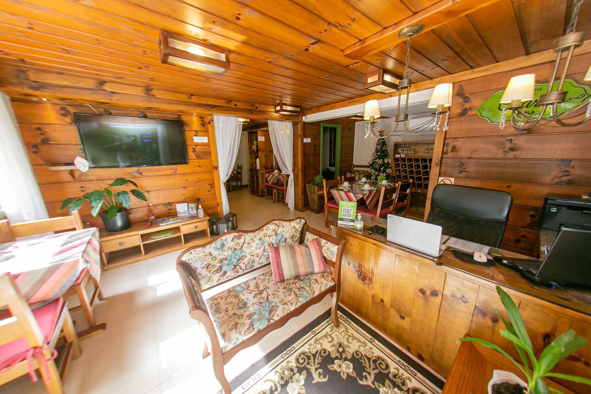 Vista Lobby Pousada Charm Canela