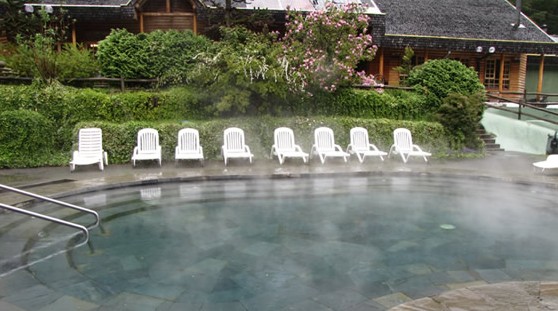 Vista Piscina Hotel Termas de San Luis