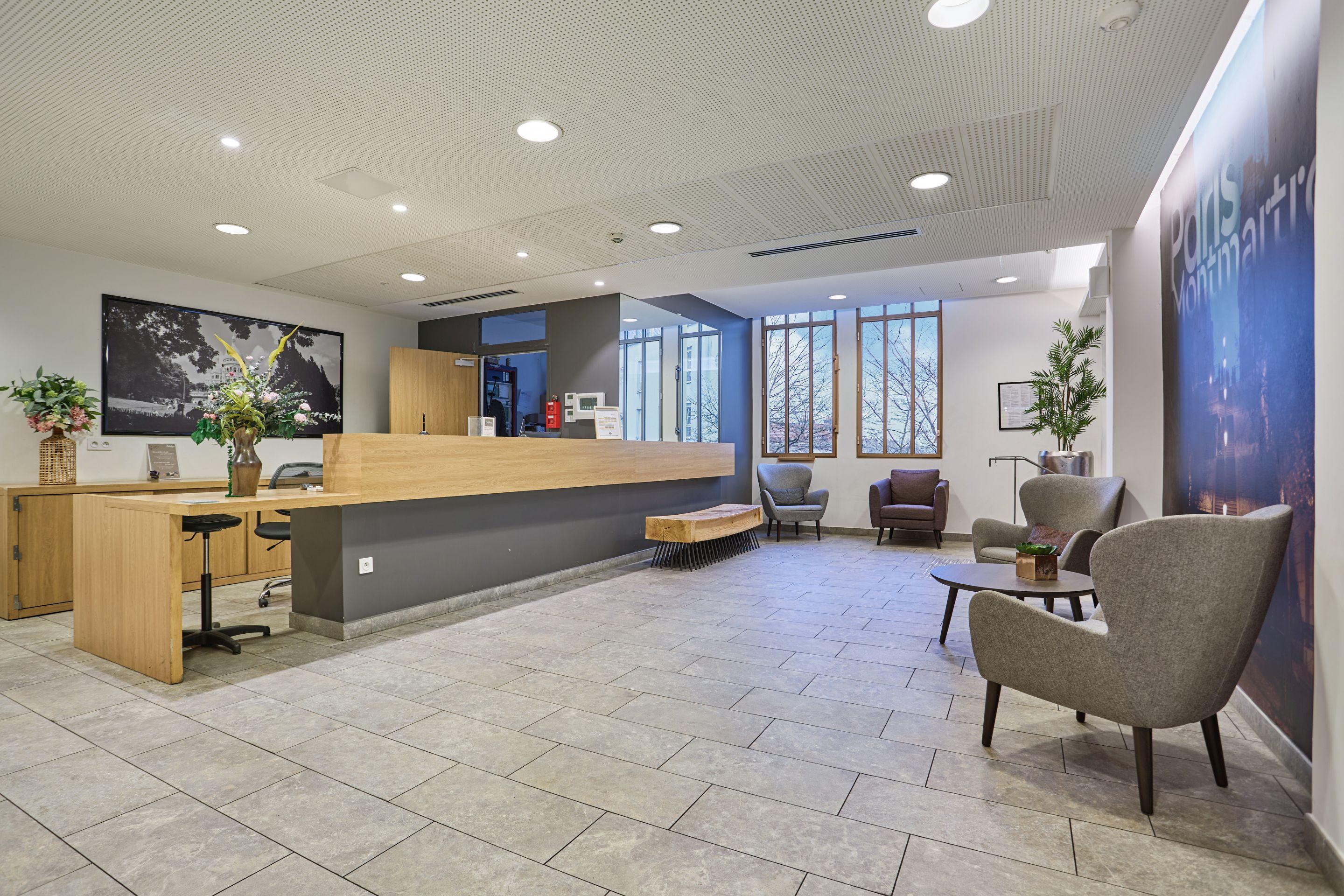 Vista Lobby Appart Hotel Odalys City Paris Montmartre