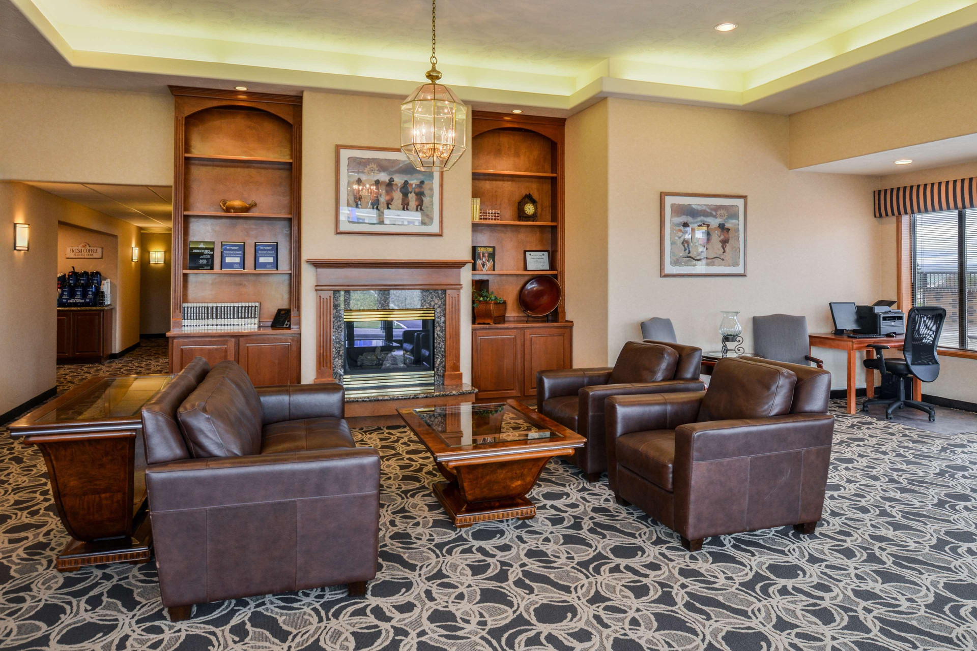 Vista Lobby Best Western Pendleton Inn
