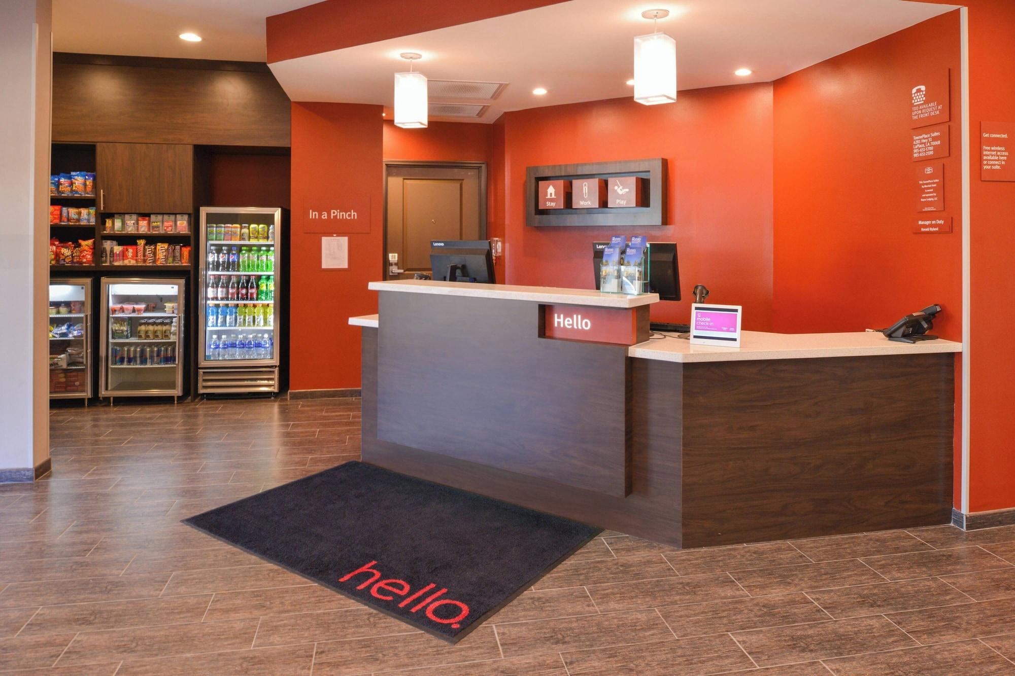Vista Lobby TownePlace Suites by Marriott Laplace