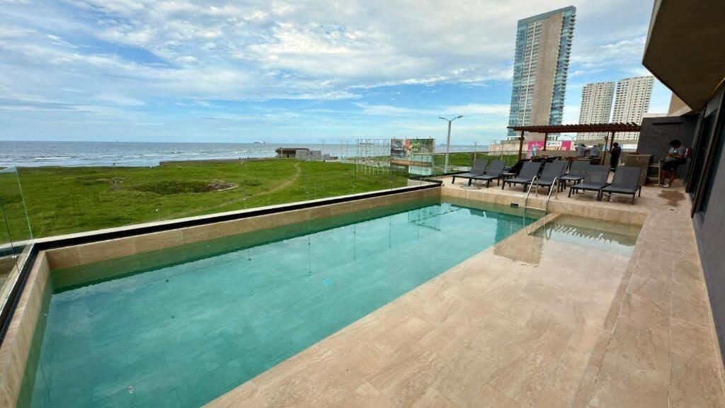 Vista Piscina Hotel Makkan Boca