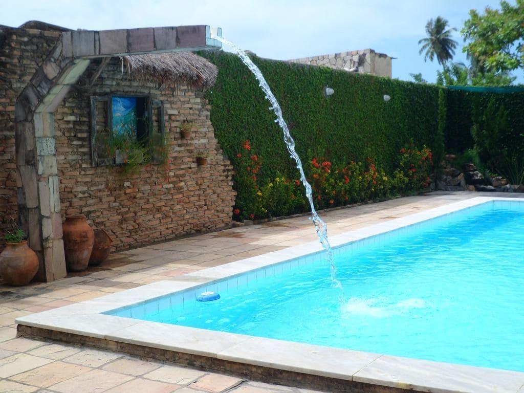 Vista Piscina Pousada dos Cajueiros