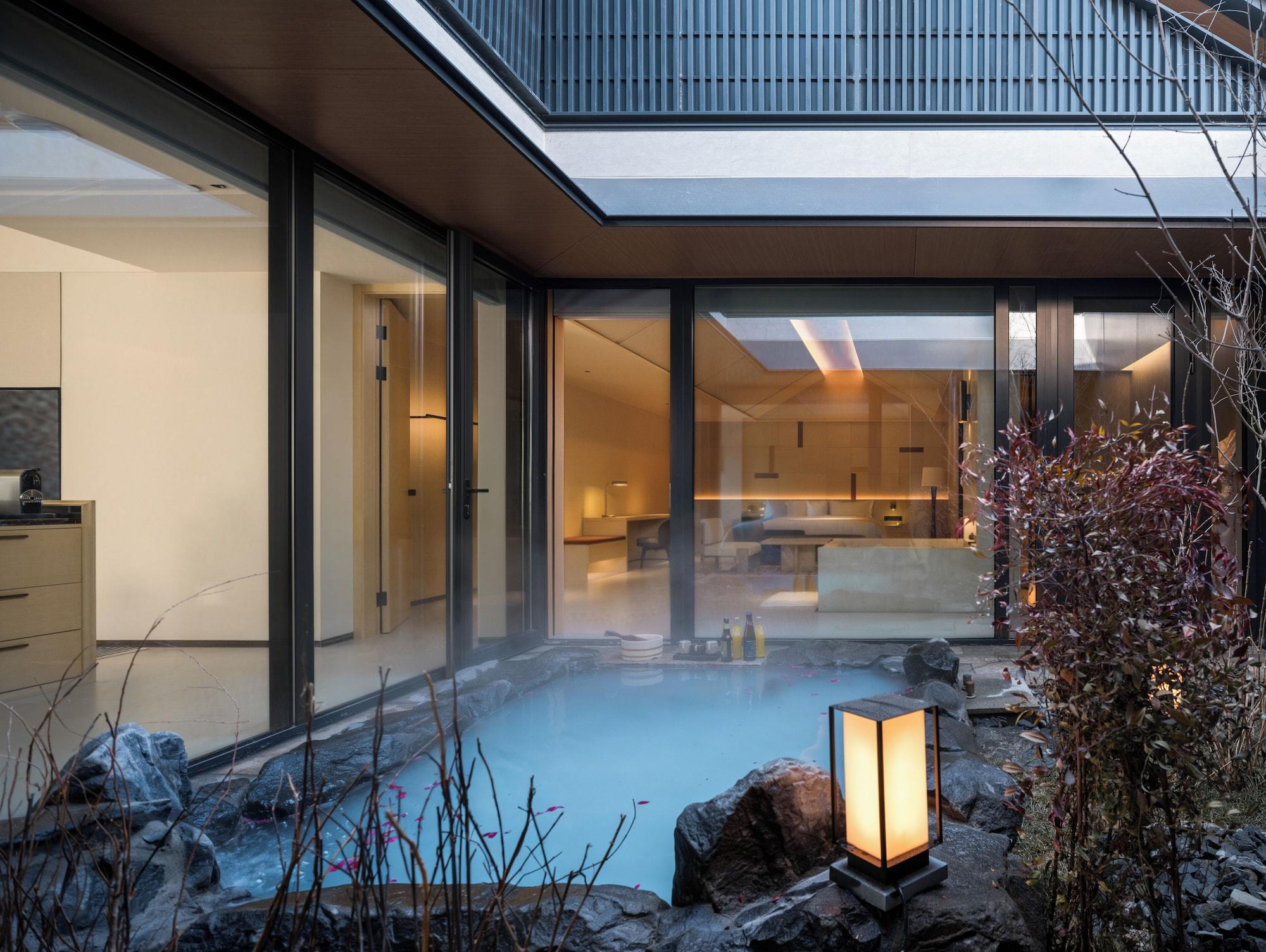 Equipamiento de Habitación Beijing Wanli Yipiao Courtyard Hot Spring Resort