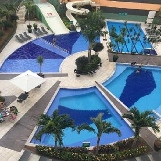 Vista Piscina Flat 423 Veredas do Rio Quente