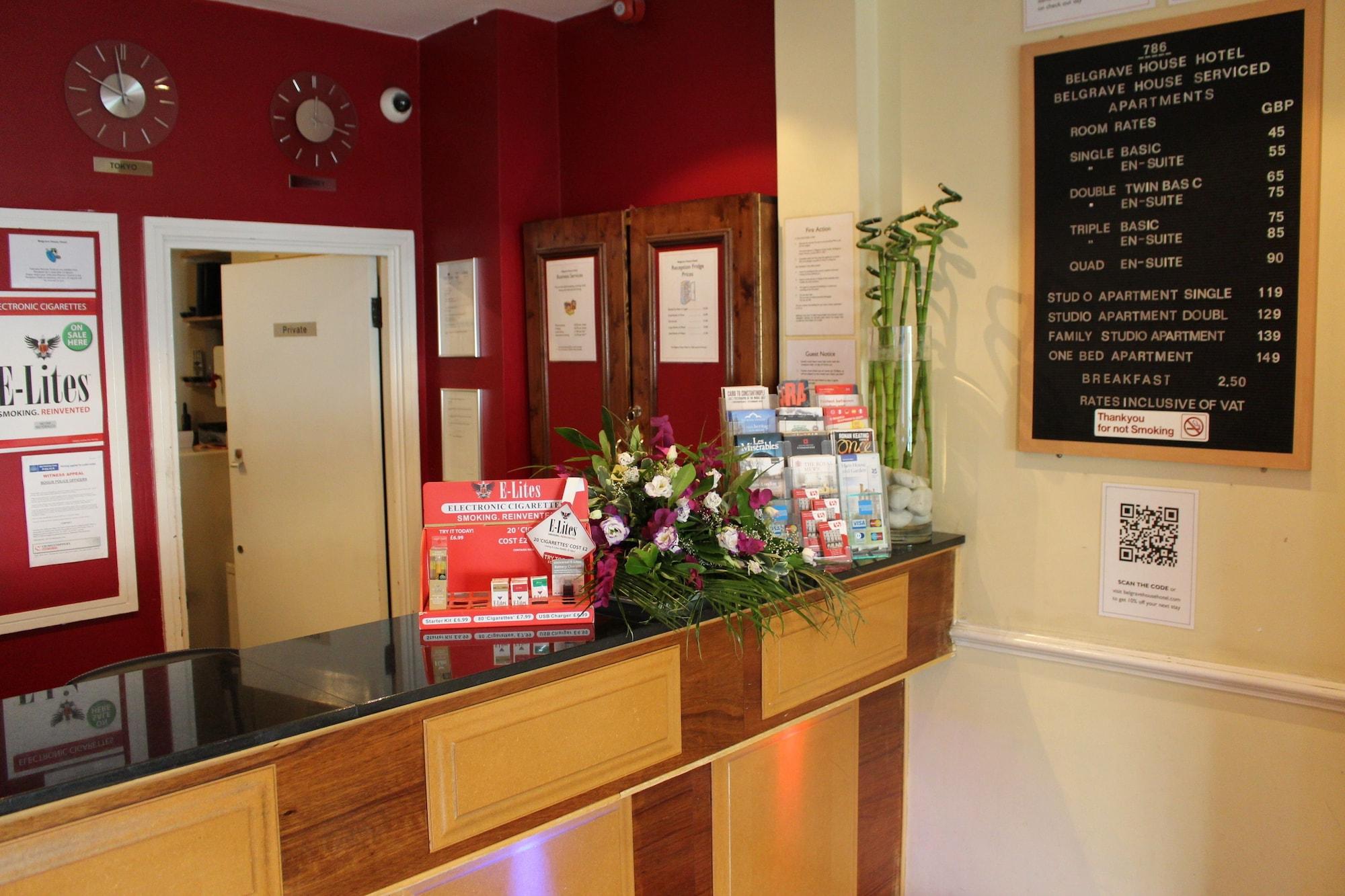 Vista Lobby Belgrave House Hotel