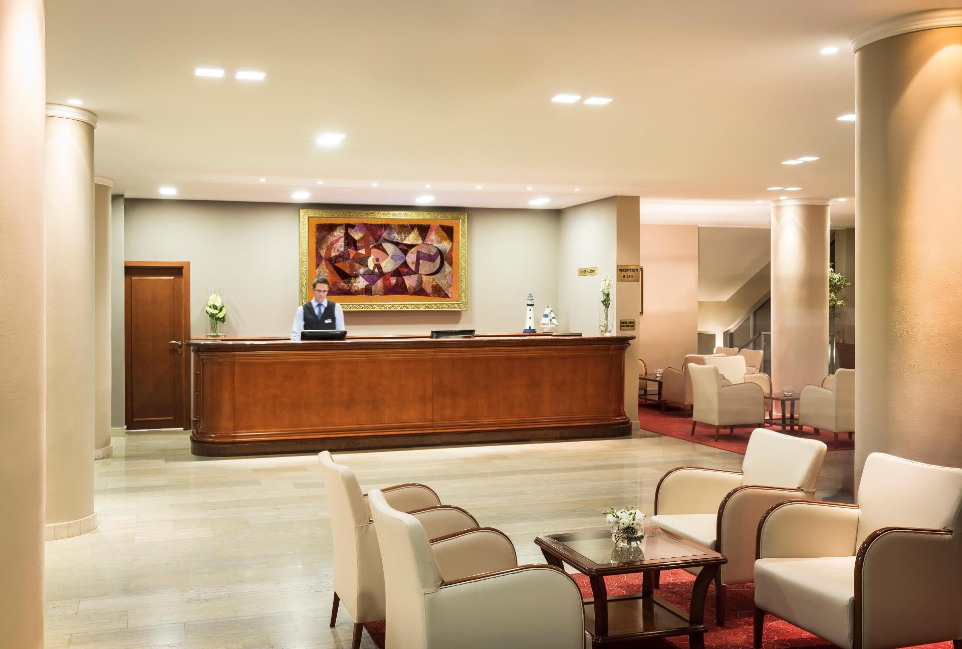 Vista Lobby Aminess Vival Grand Azur Hotel