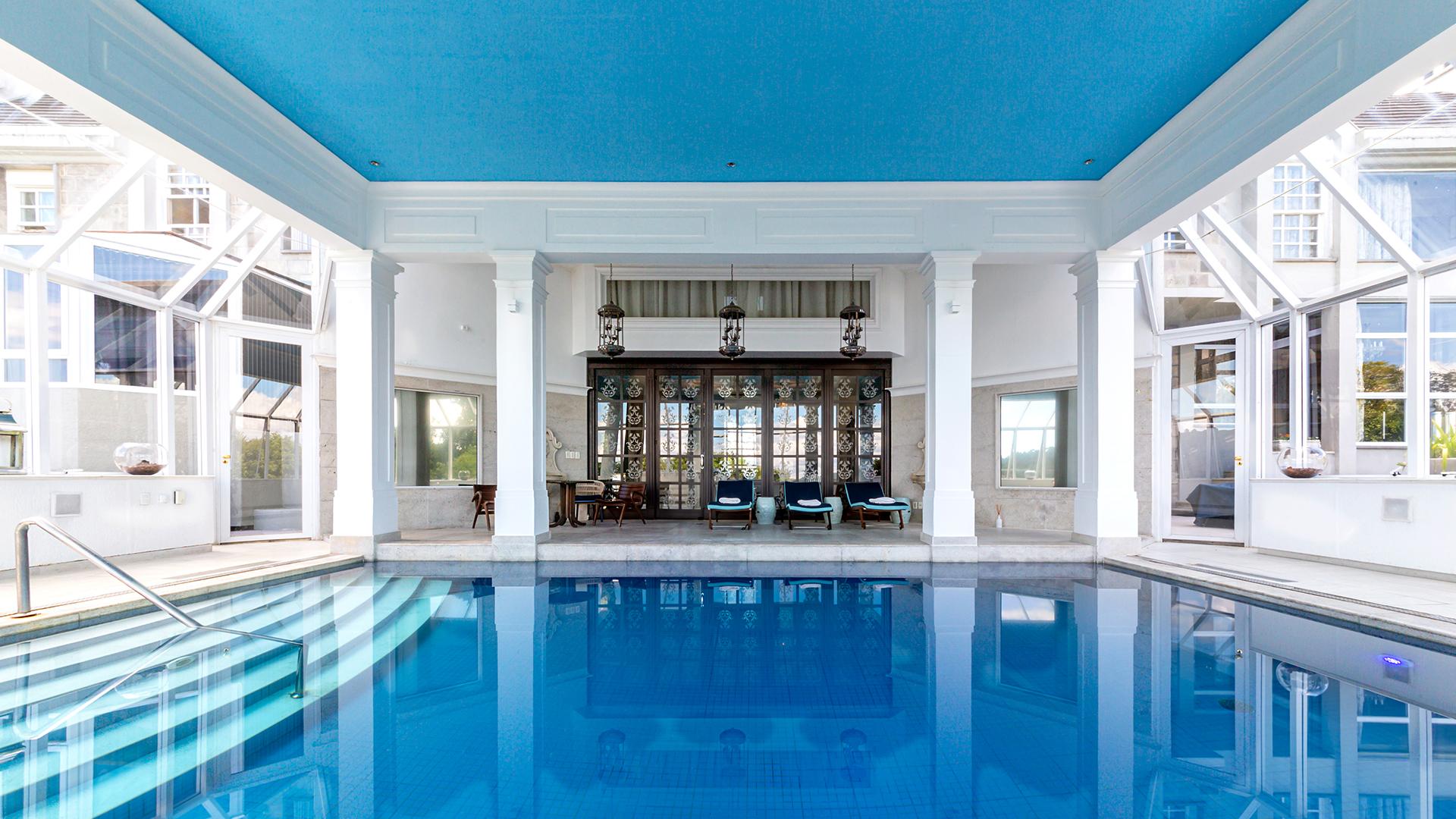 Vista Piscina Castelo Saint Andrews